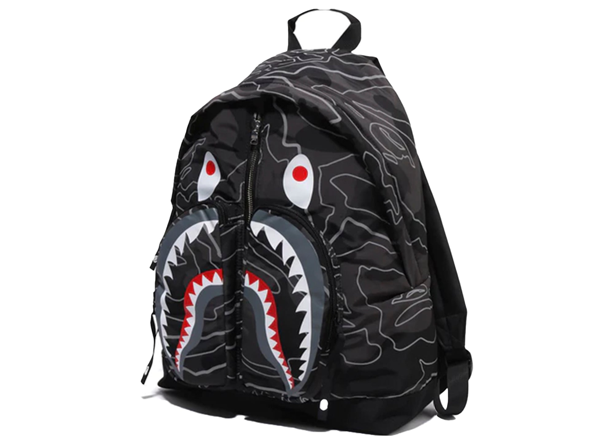 Shop Layered Line Camo Shark Day Pack Online