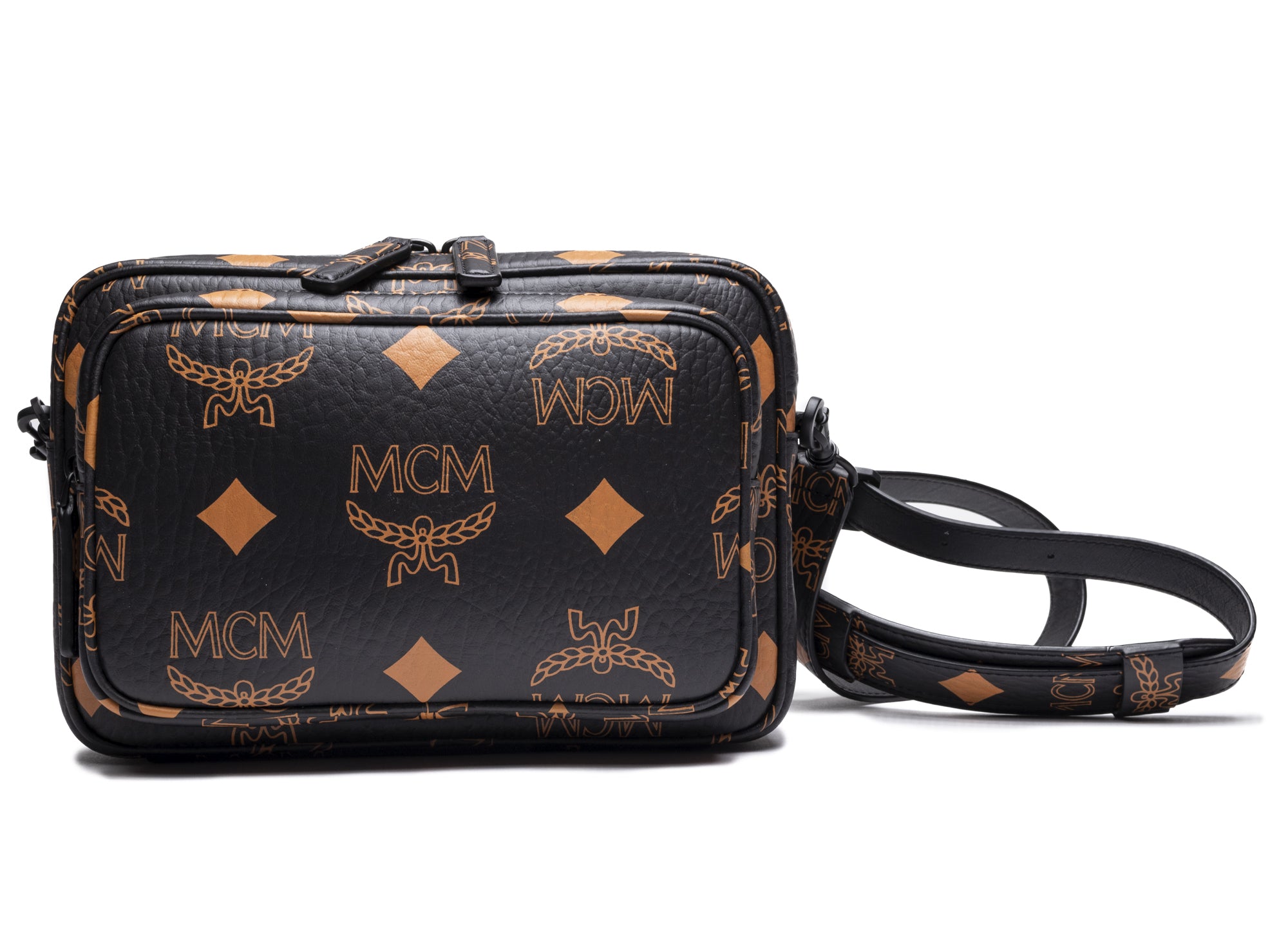 MCM Visetos Aren Crossbody Bag w/ Tags - Brown Crossbody Bags, Handbags -  W3050086