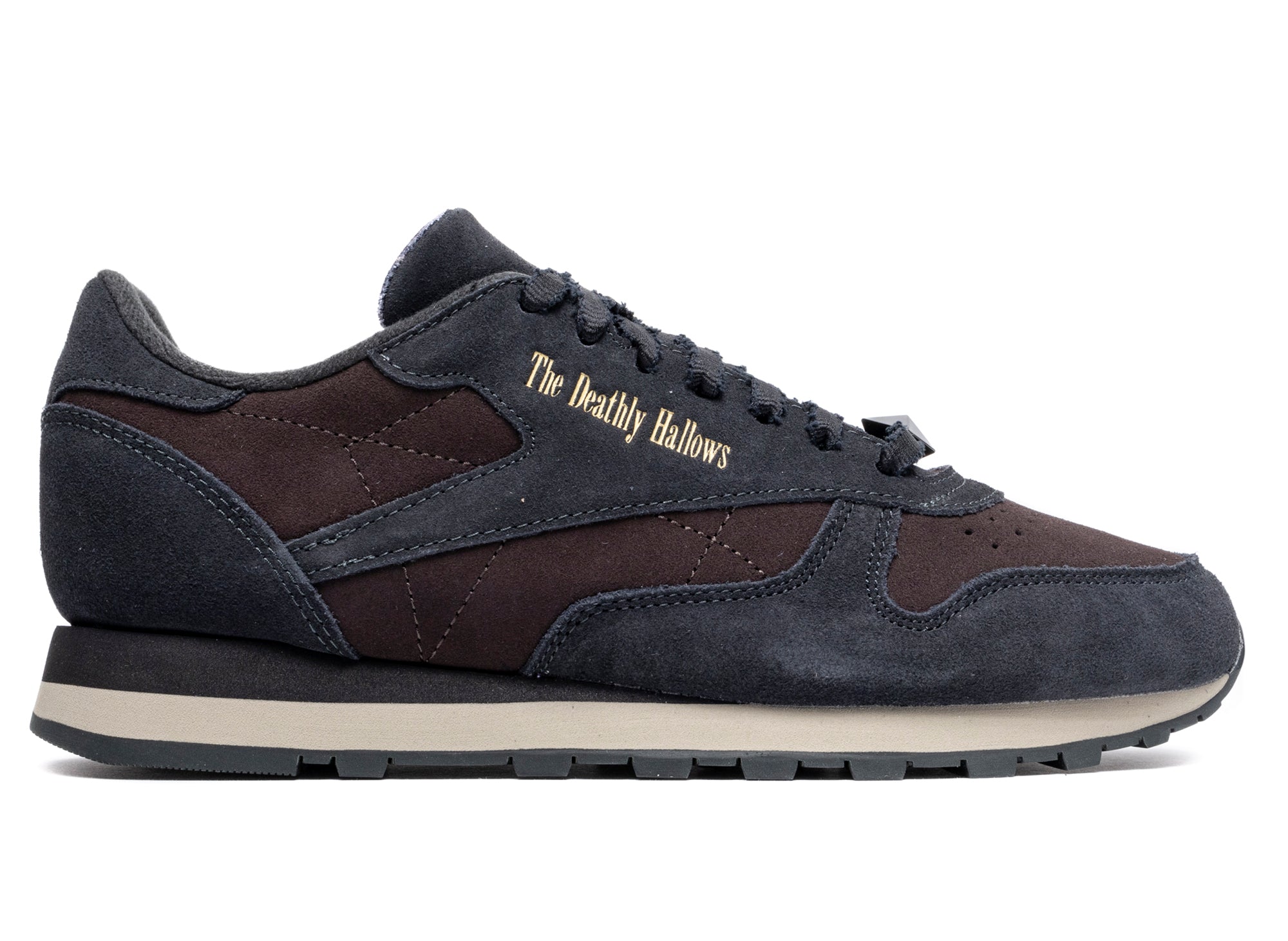 Reebok classic cheap leather suede black