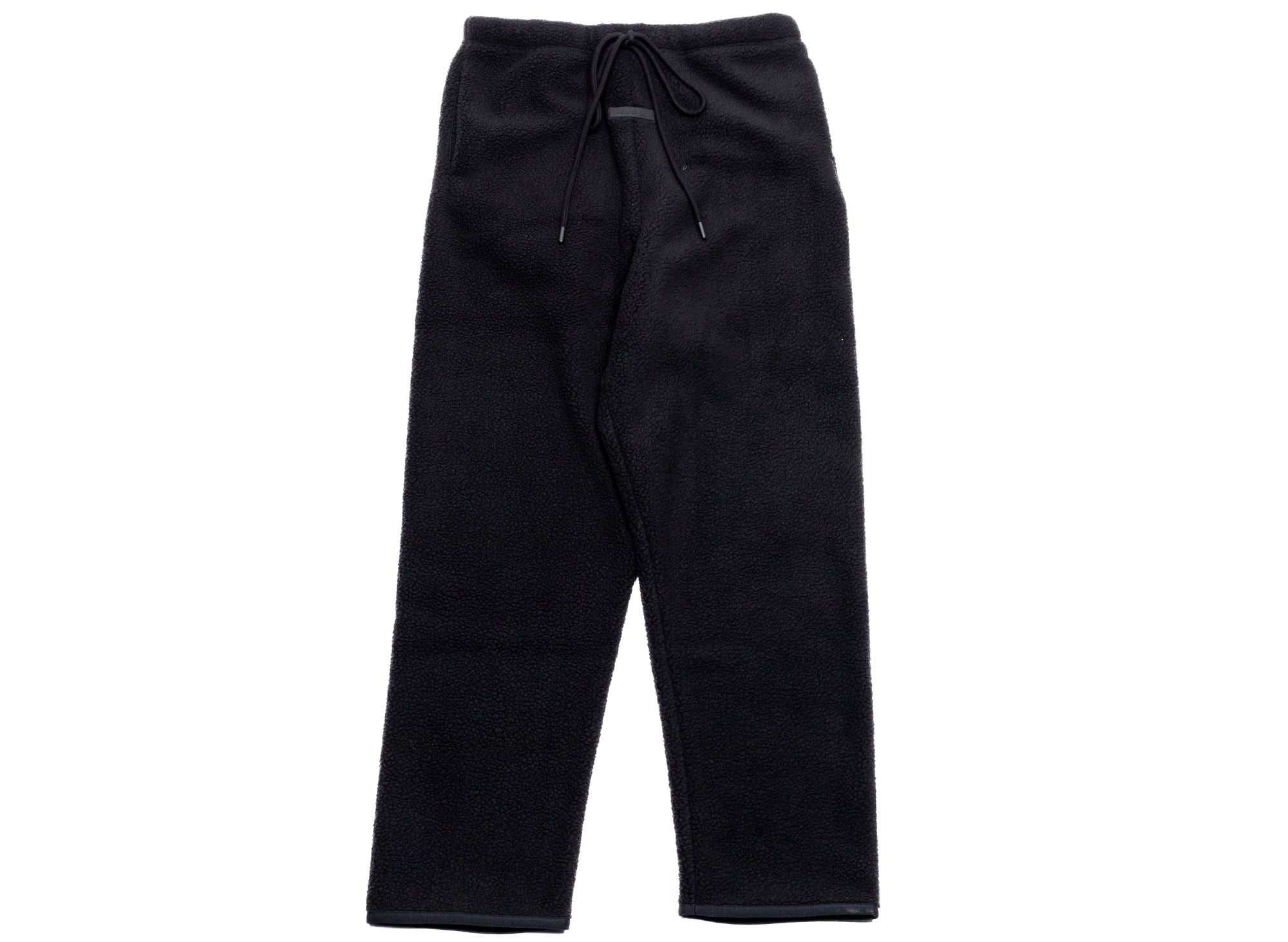 Fear of God Essentials Polar Fleece Pants in Jet Black