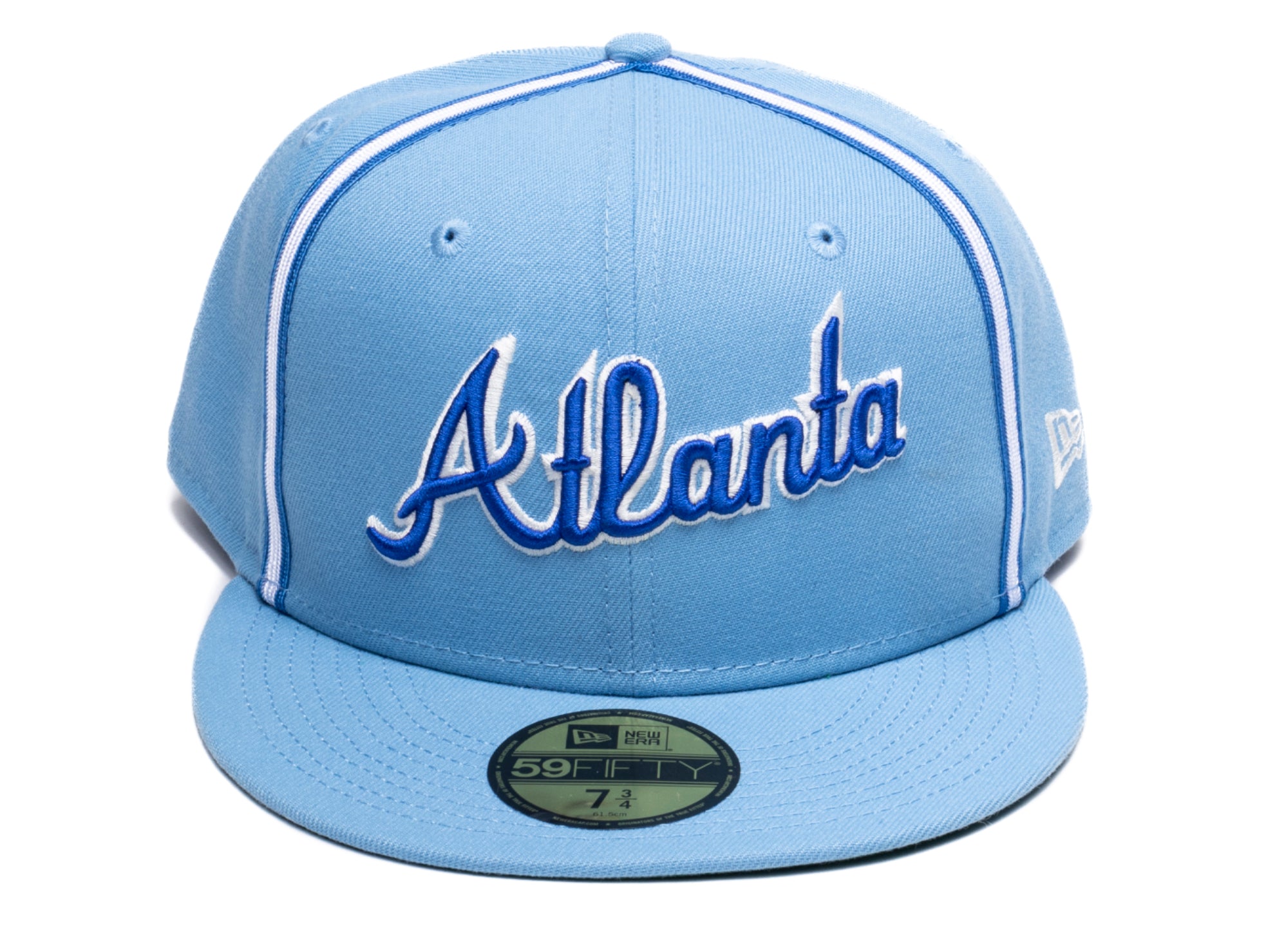 Atlanta Braves Pastel Blue 59FIFTY Fitted Cap