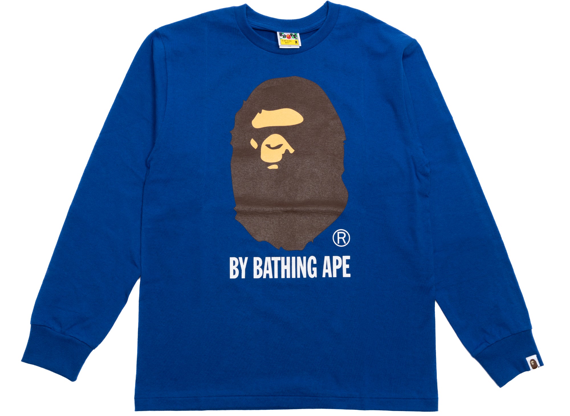 A Bathing Ape by Bathing Ape L/S Tee in Blue xld