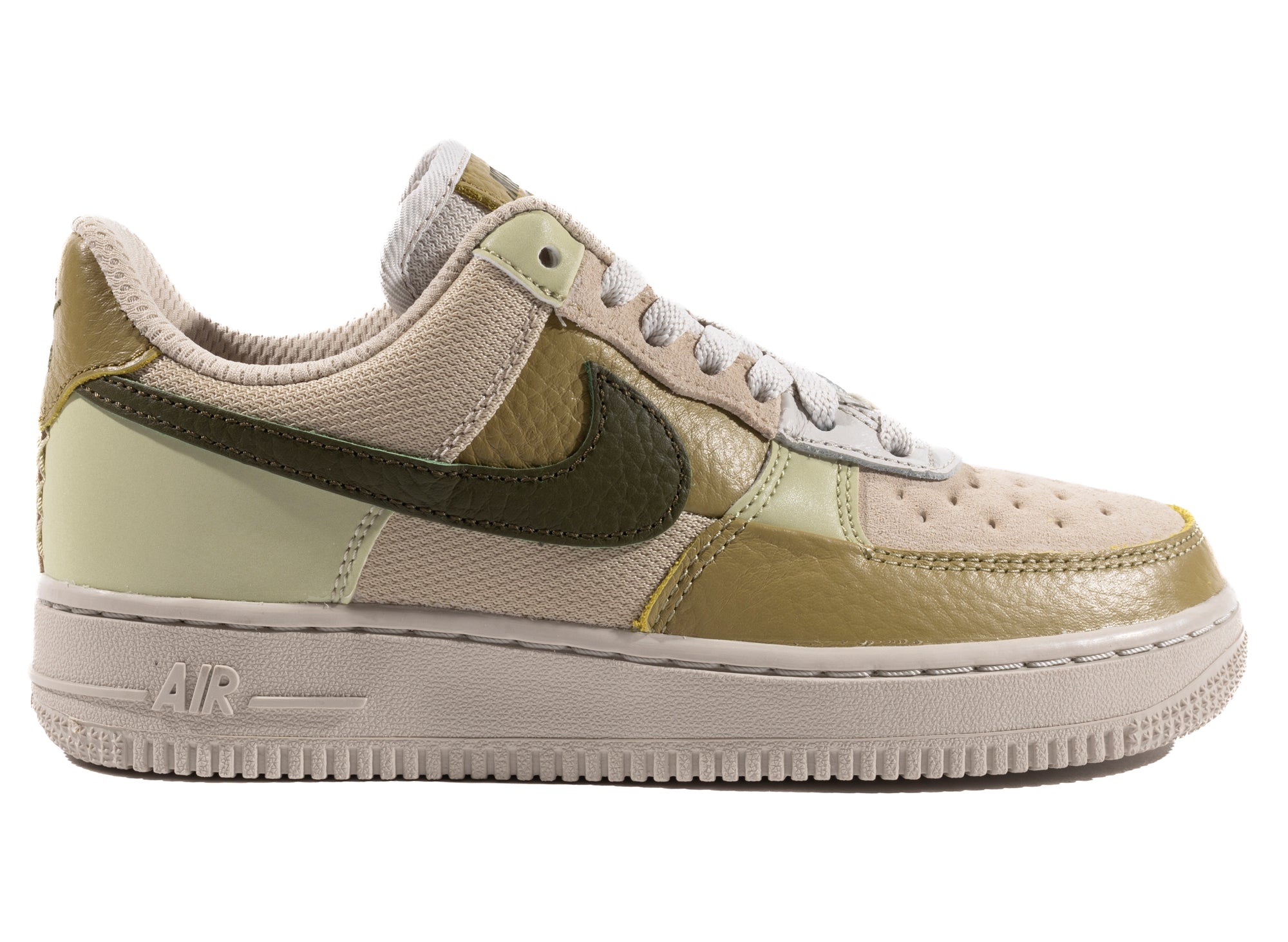 Nike Air Force 1 Women's Shoes Light Bone-Rough Green do6717-001