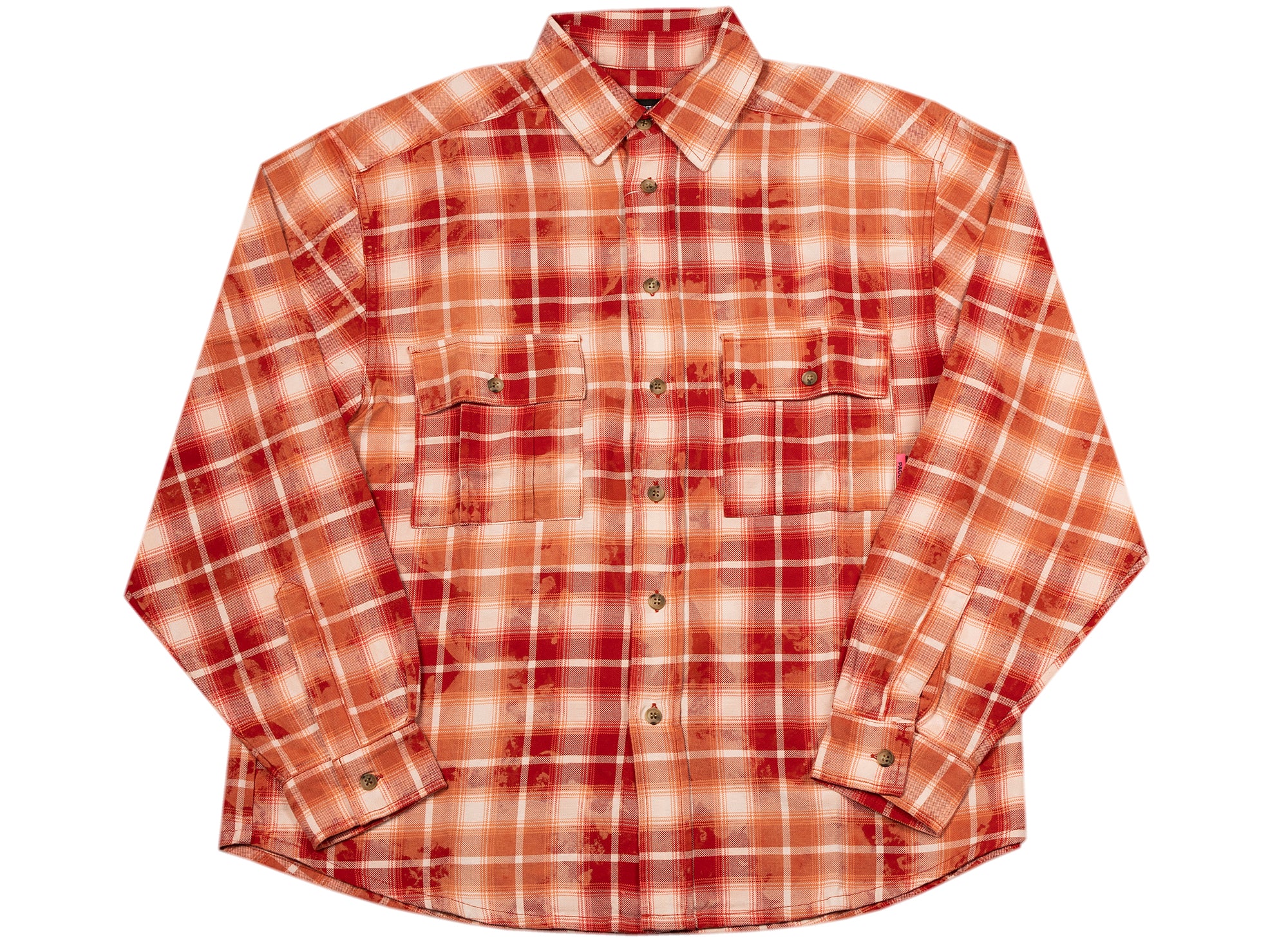 Rassvet (PACCBET) Bleached Check Shirt in Red