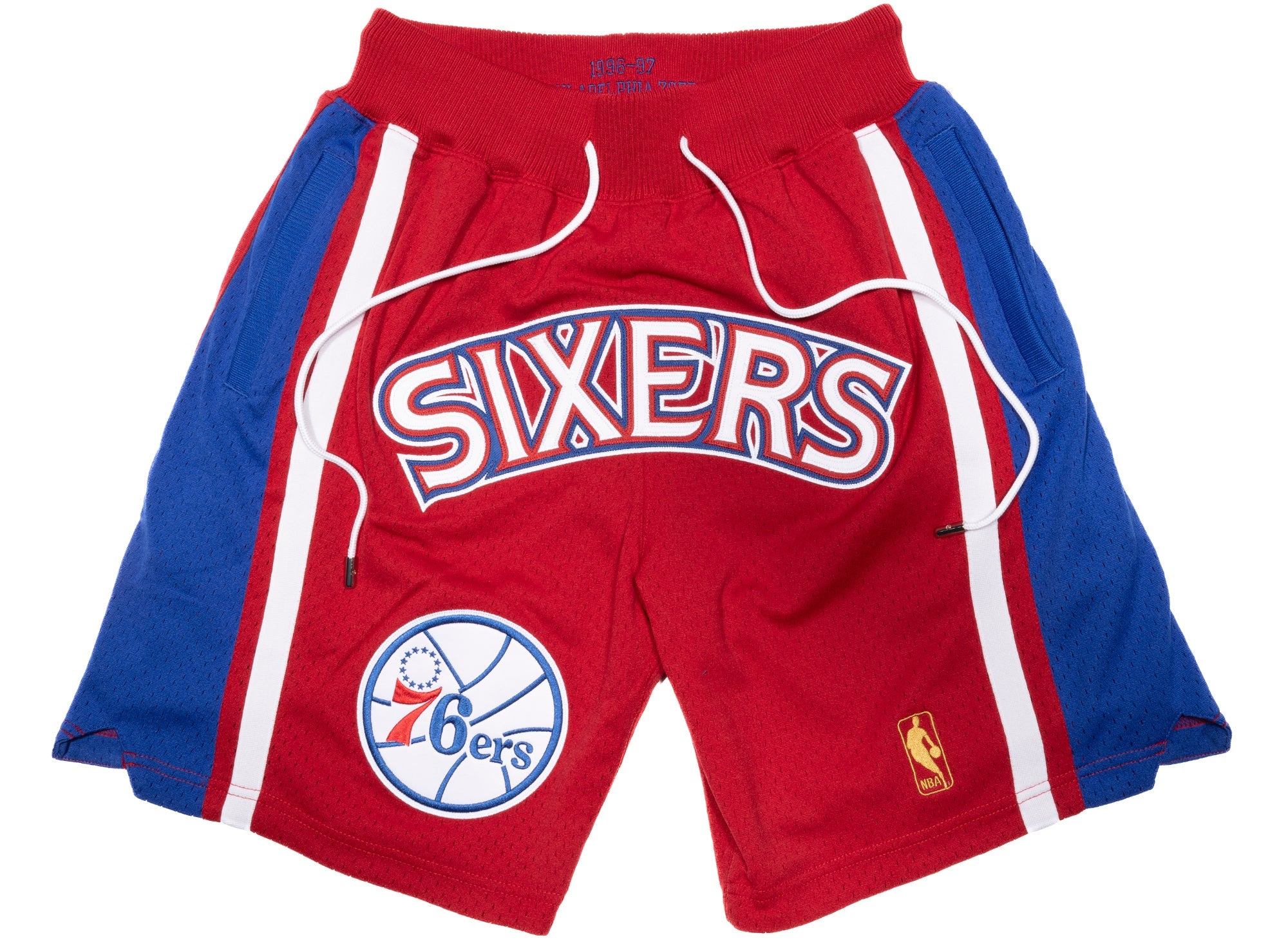 Men’s Mitchell & Ness Just Don 76ers Shorts M