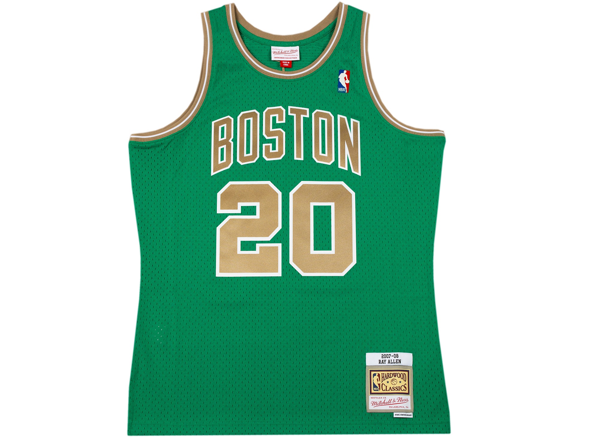 Boston Celtics NBA Big Face Tank 7.0 By Mitchell & Ness - Mens