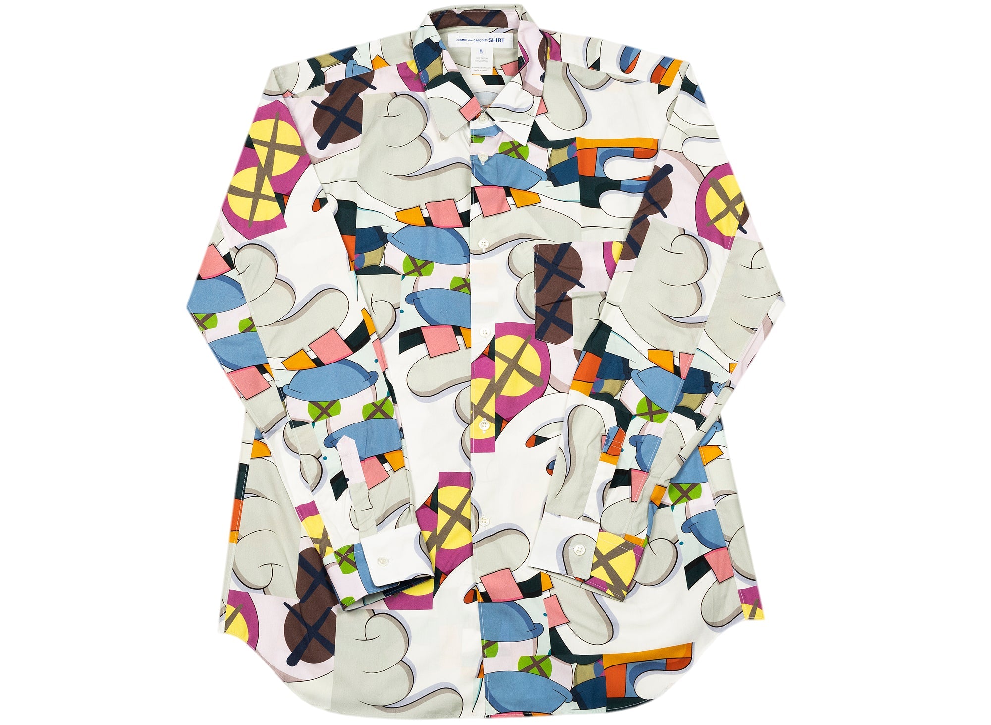 Comme des Gar ons SHIRT x KAWS Woven Button Up Shirt