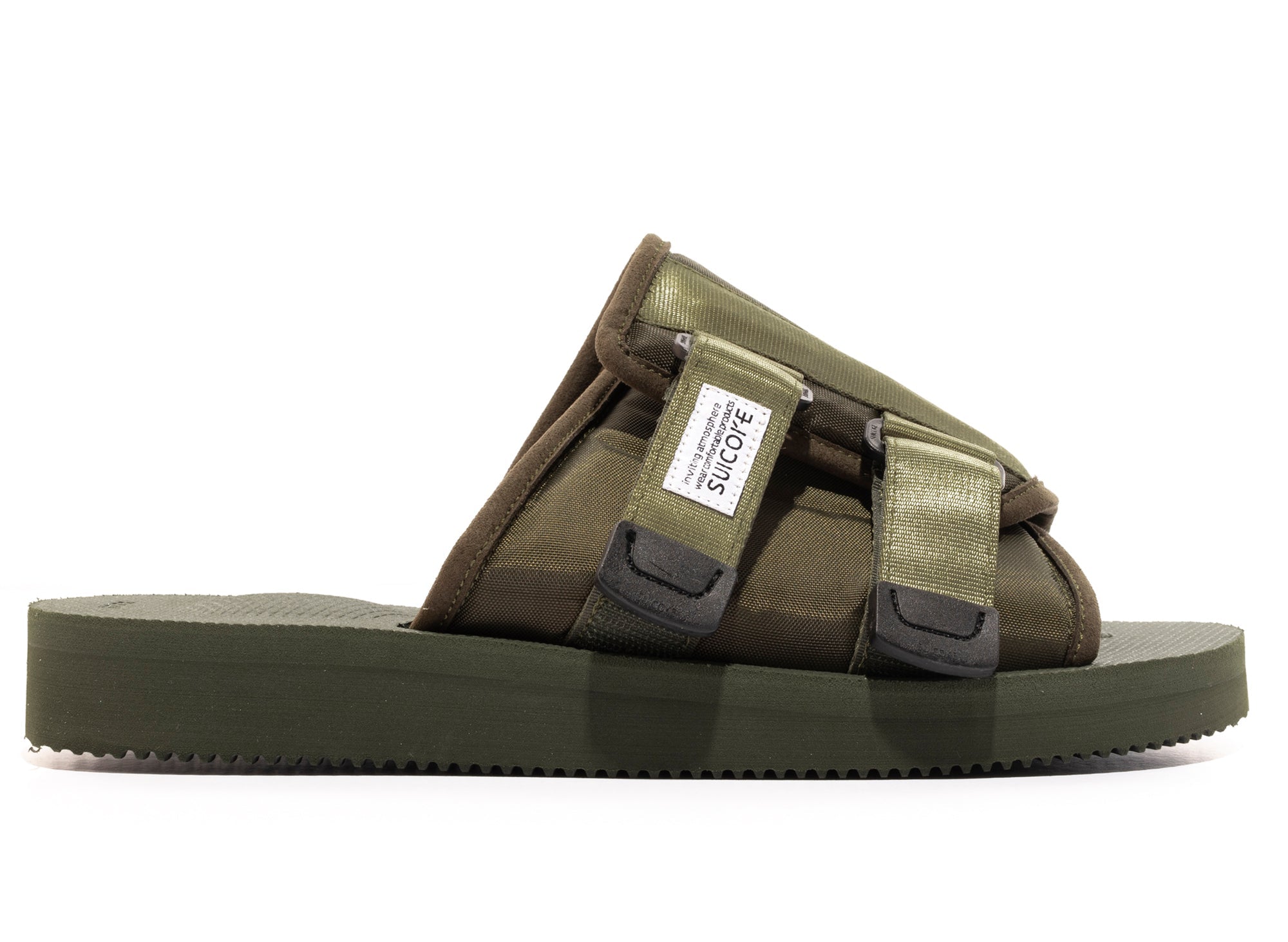 Suicoke KAW Cab Sandals in Olive Oneness Boutique