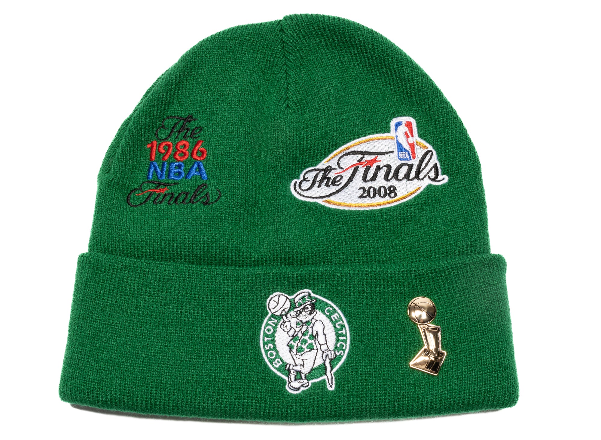 Mitchell Ness NBA Finals Knit Celtics Beanie Oneness Boutique