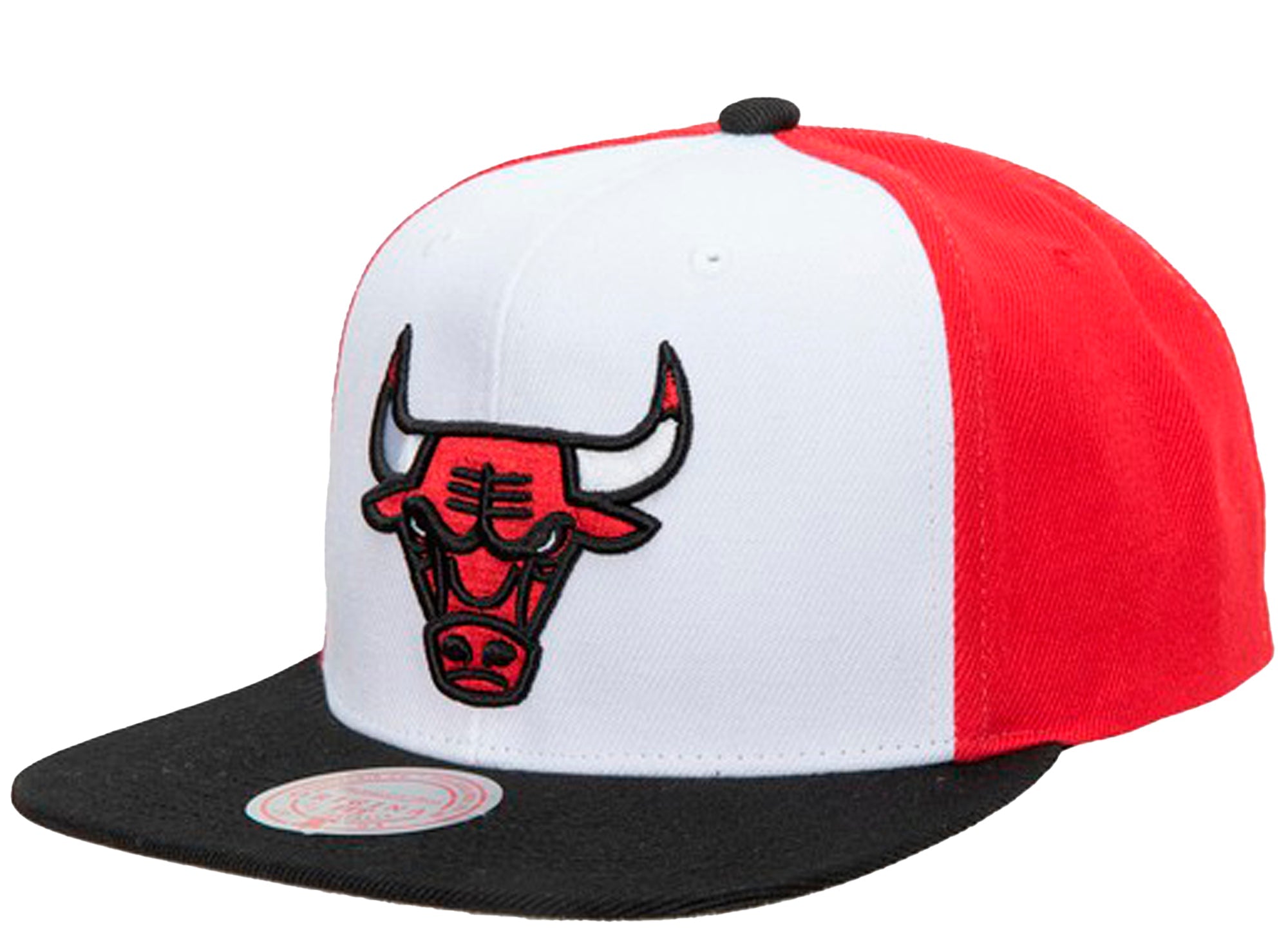 Chicago Bulls NBA on The Block Mitchell & Ness Snapback Hat