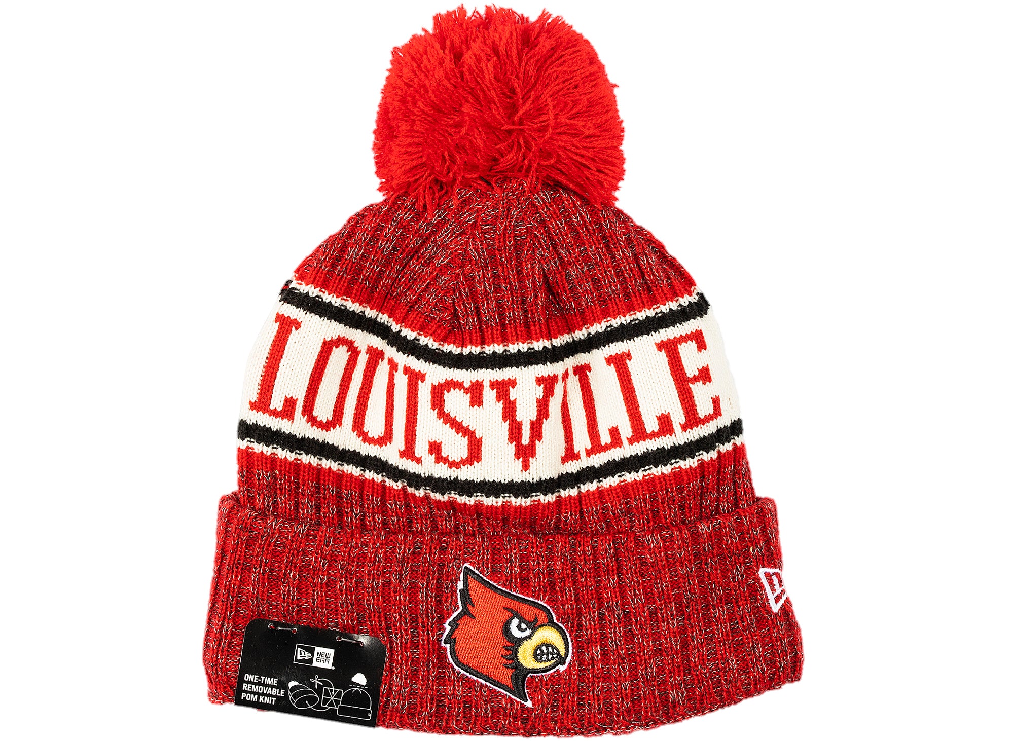 NWT University of Louisville UofL Cardinals Winter Beanie Hat Cap by adidas