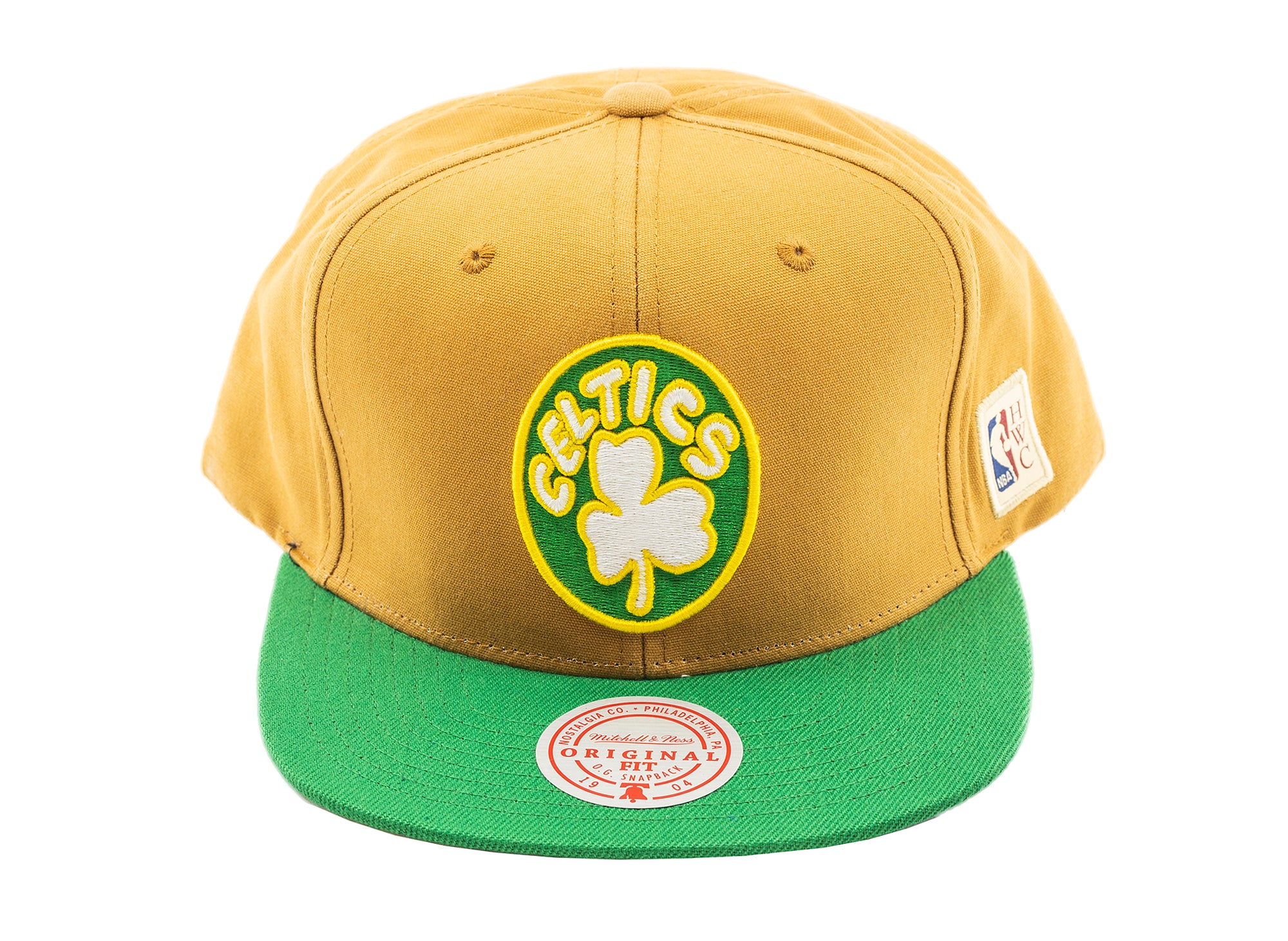 Mitchell & Ness HWC Boston Celtics Flat Brim Hat Cap Fitted Size 7 3/8