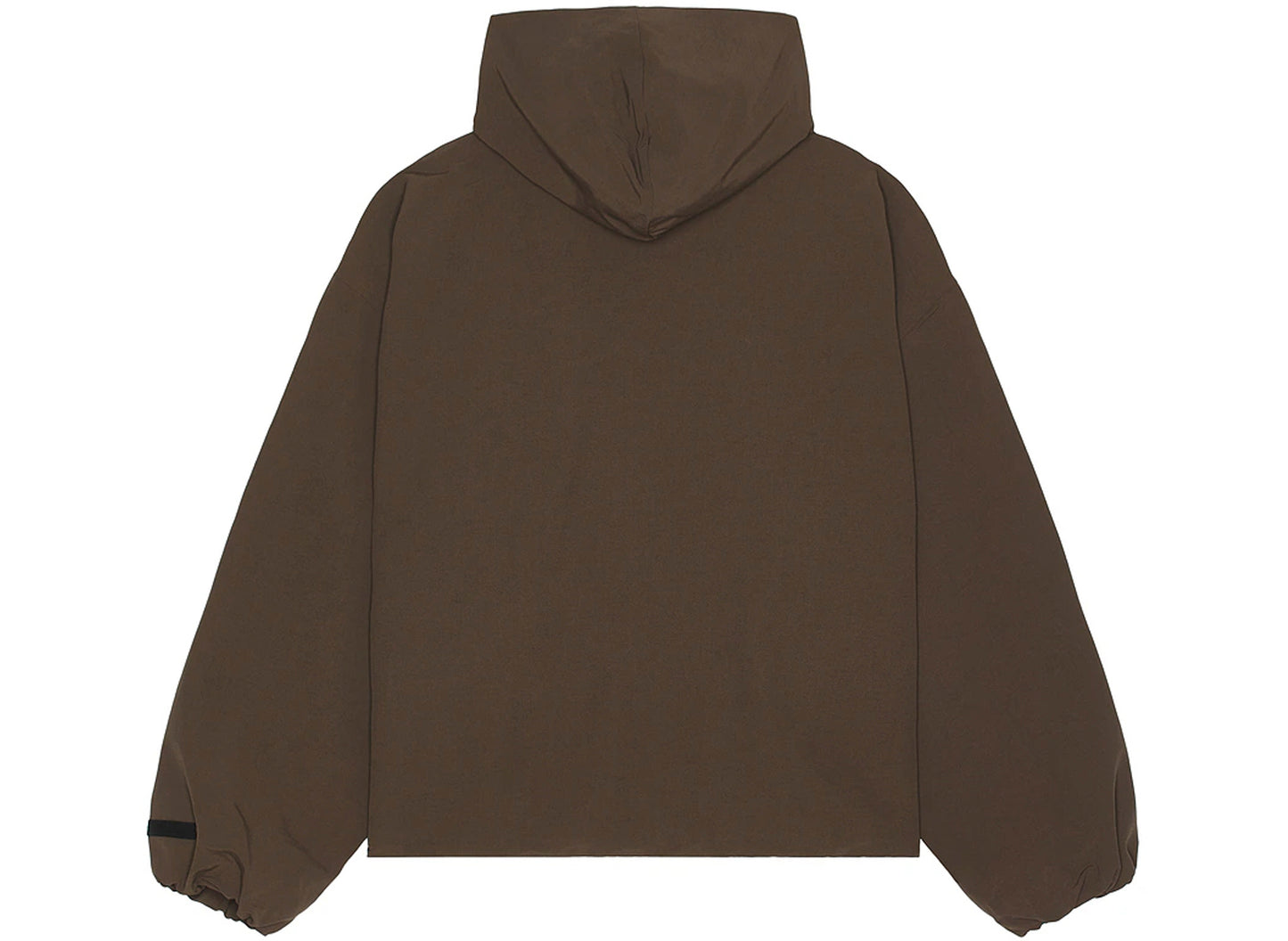 Fear of God Essentials Military Nylon Hooded Anorak in Brown xld