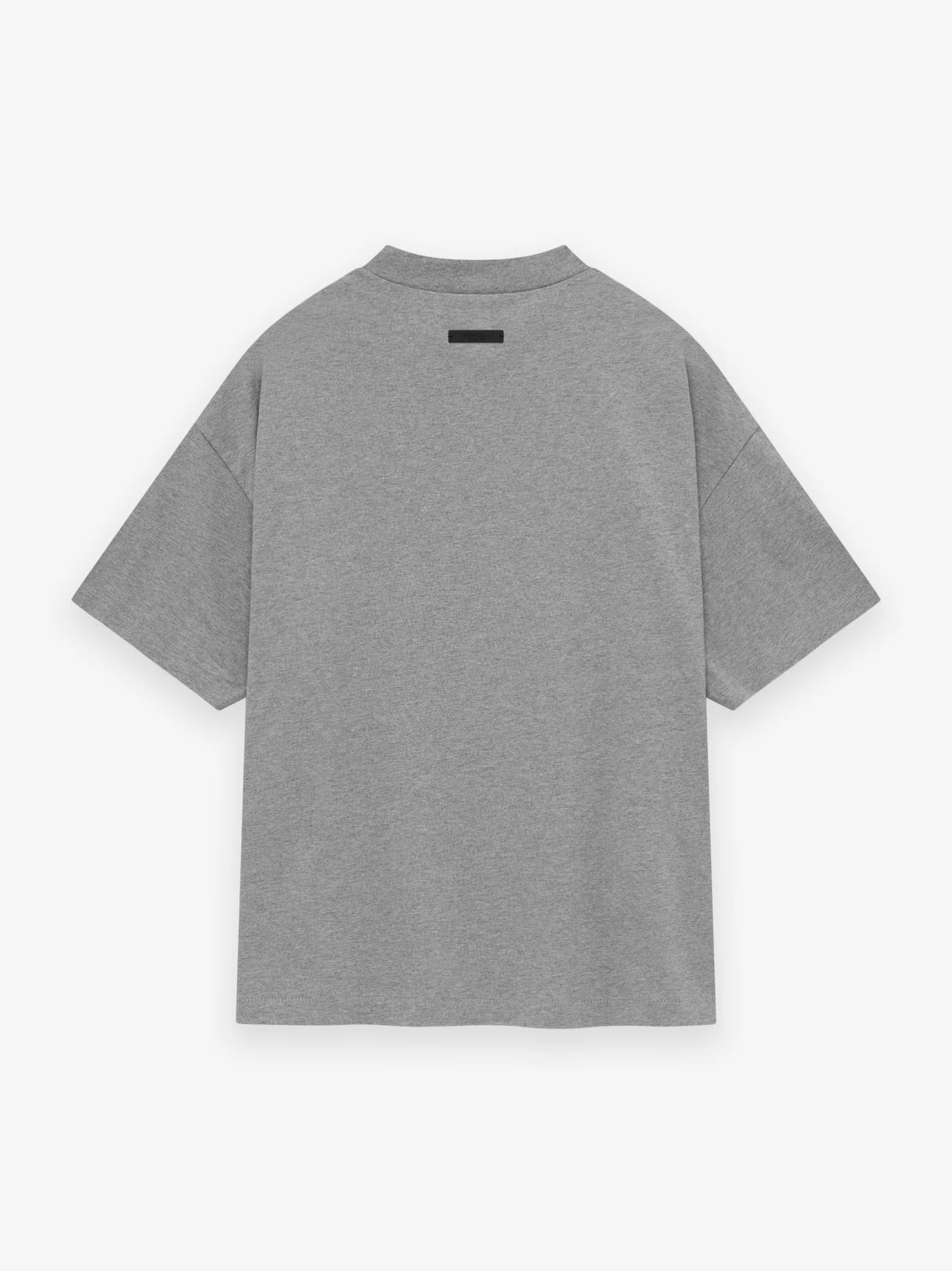 Fear of God Essentials Jersey Crewneck Tee in Dark Heather Oatmeal