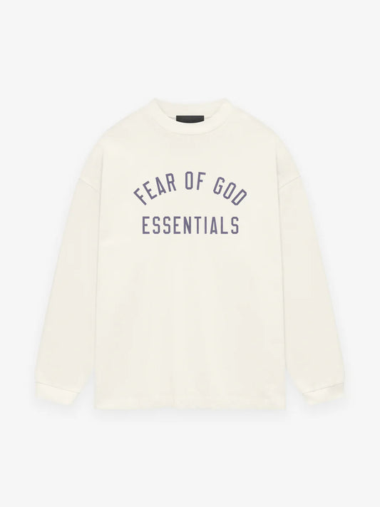 Fear of God Essentials Jersey Long Sleeve Tee in Shell