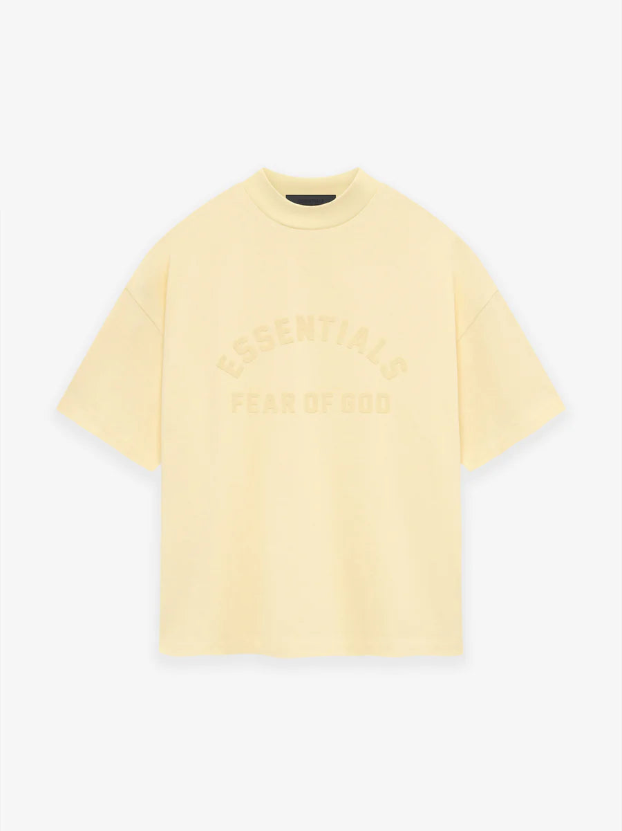 Fear of God Essentials Heavy Jersey S/S Tee in Garden Yellow