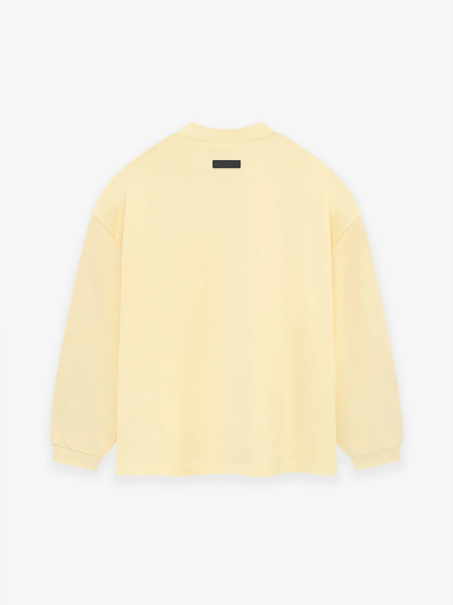 Fear of God Essentials Heavy Jersey L/S Tee in Garden Yellow