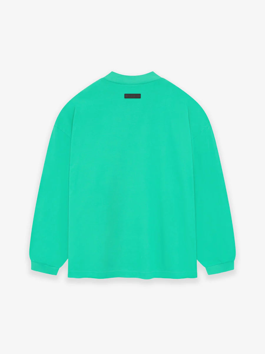 Fear of God Essentials L/S Tee in Mint Leaf