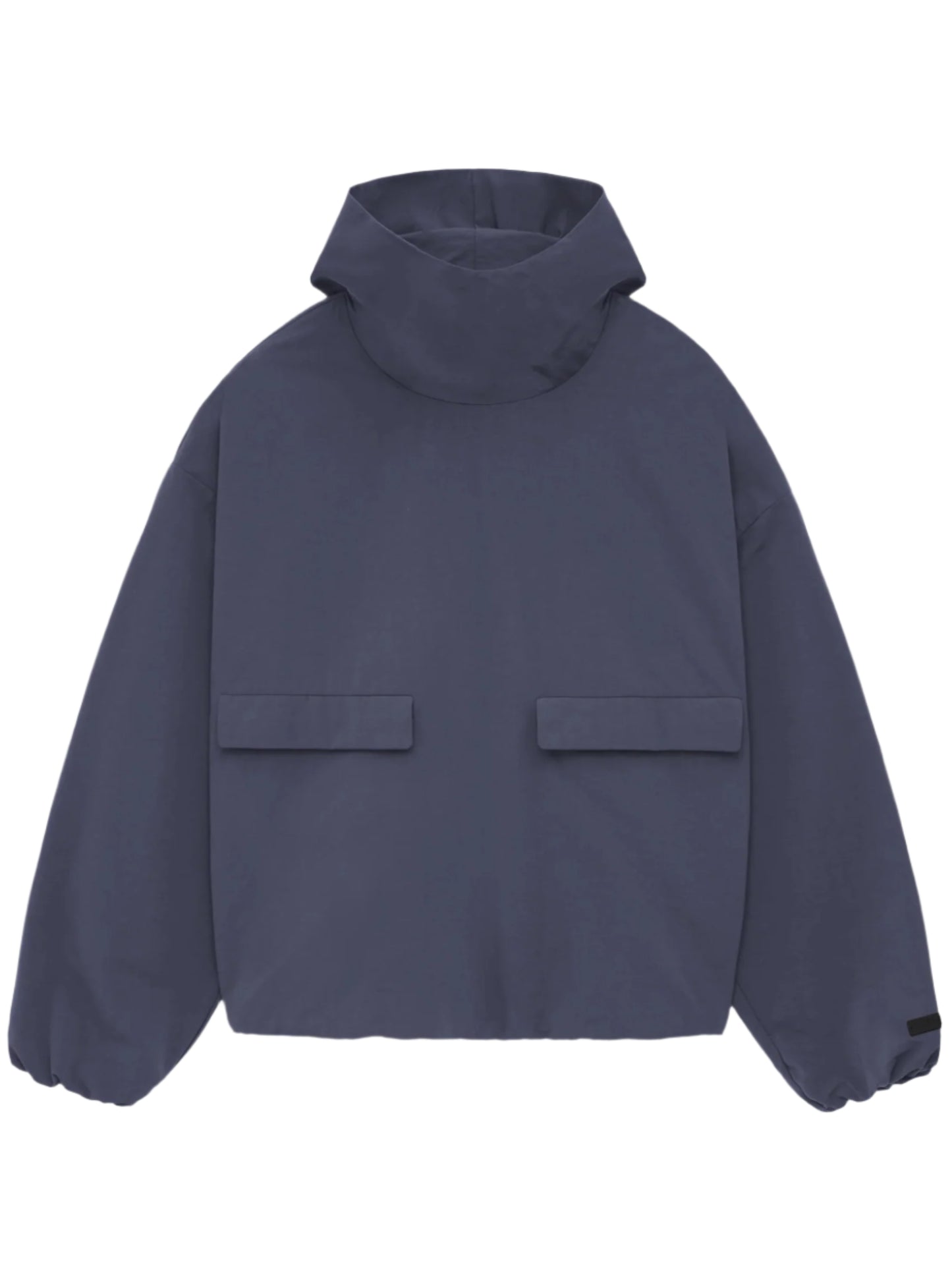 Fear of God Essentials Military Nylon Hooded Anorak in Marine xld