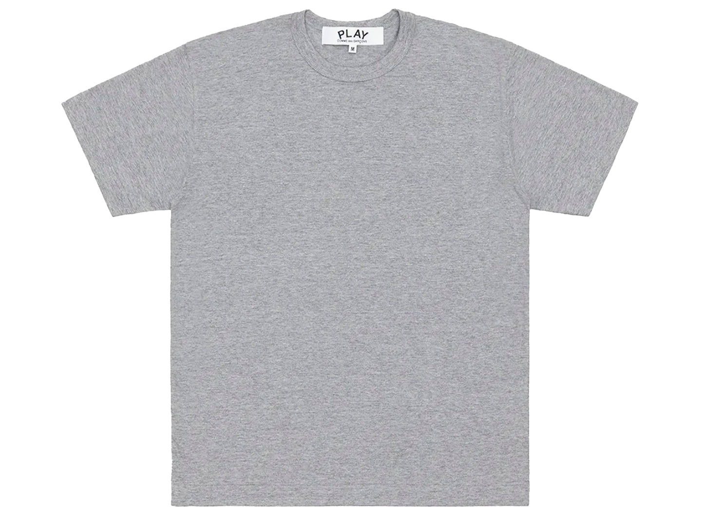 Comme des Garçons Play Black Emblem Back Logo T-Shirt in Grey