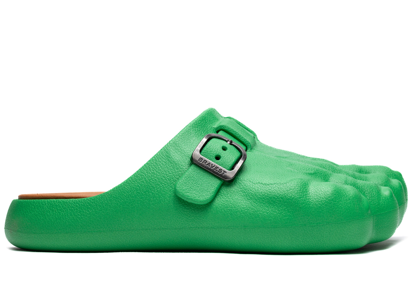 Bravest Studios Green Foot Clogs