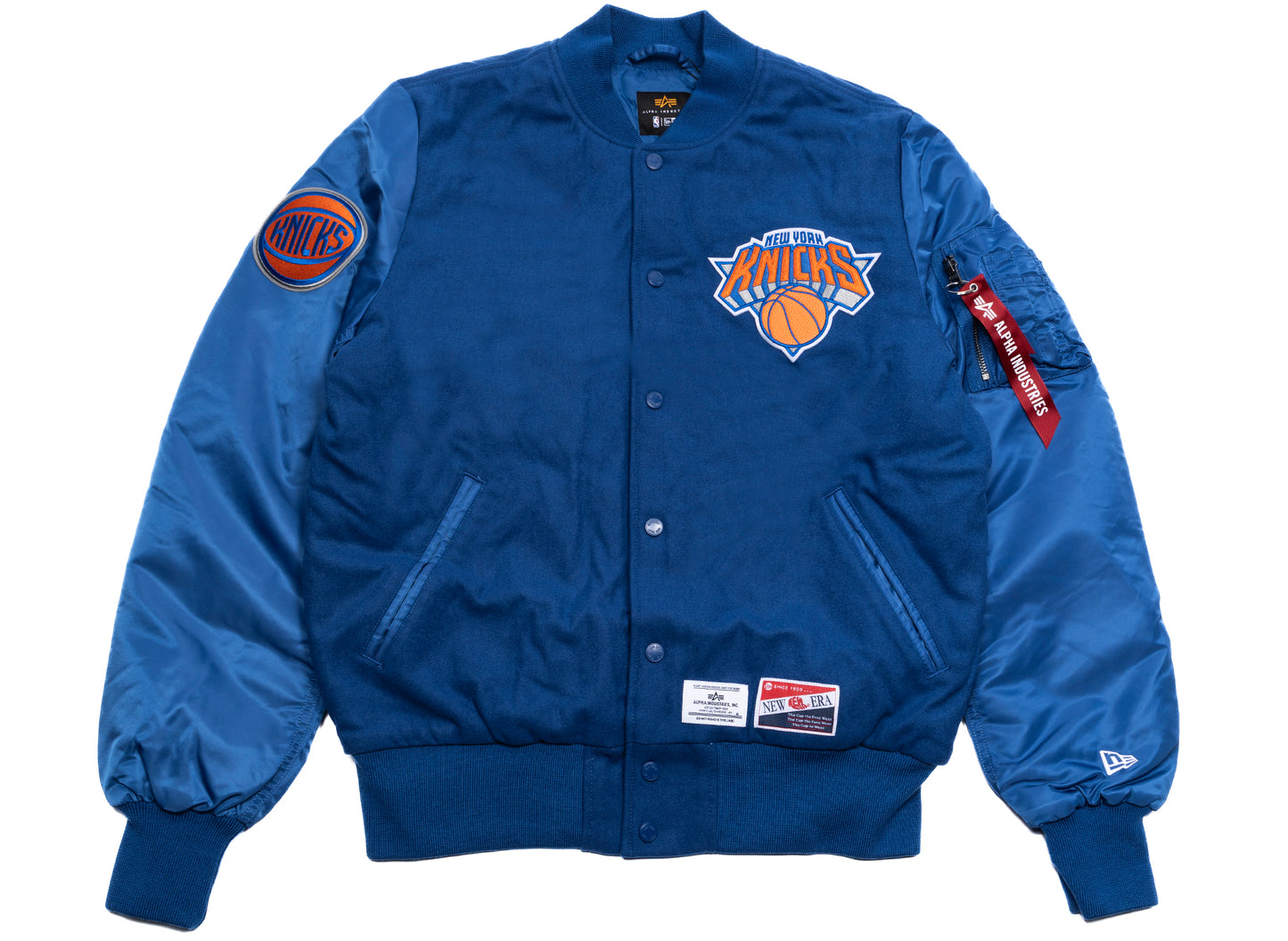 New Era Alpha Industries New York Knicks MA1 Jacket