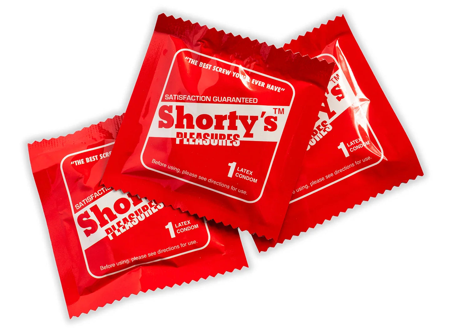 Pleasures Shortys 3 Condom Pack