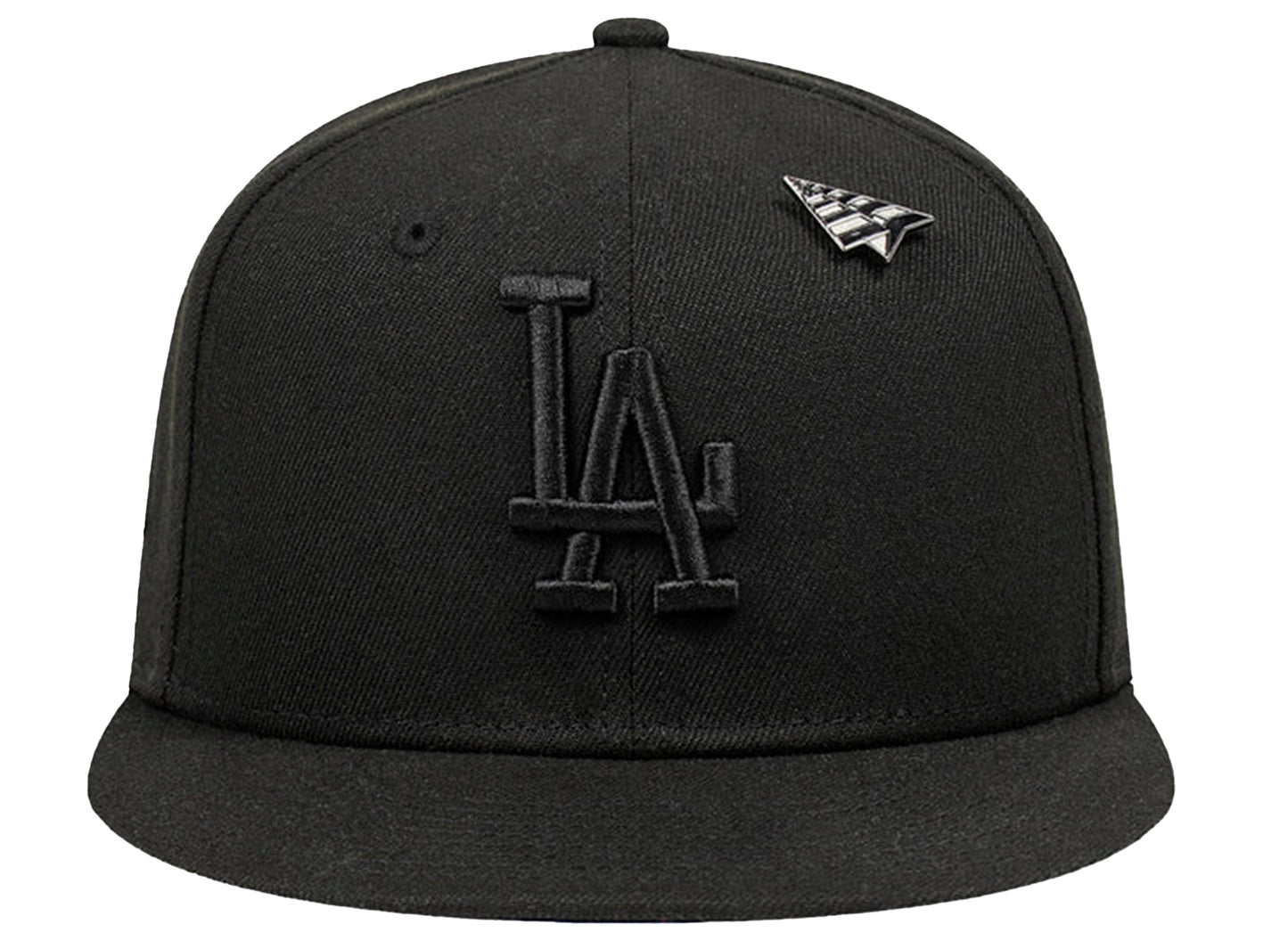 Paper Planes x Los Angeles Dodgers Blackout 9FIFTY Snapback Hat xld