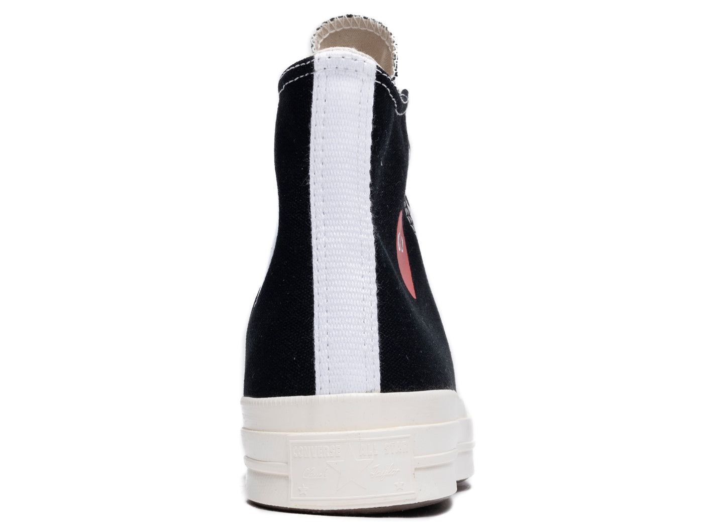 Converse Comme des Garçons Play Heart Chuck 70 Hi in Black