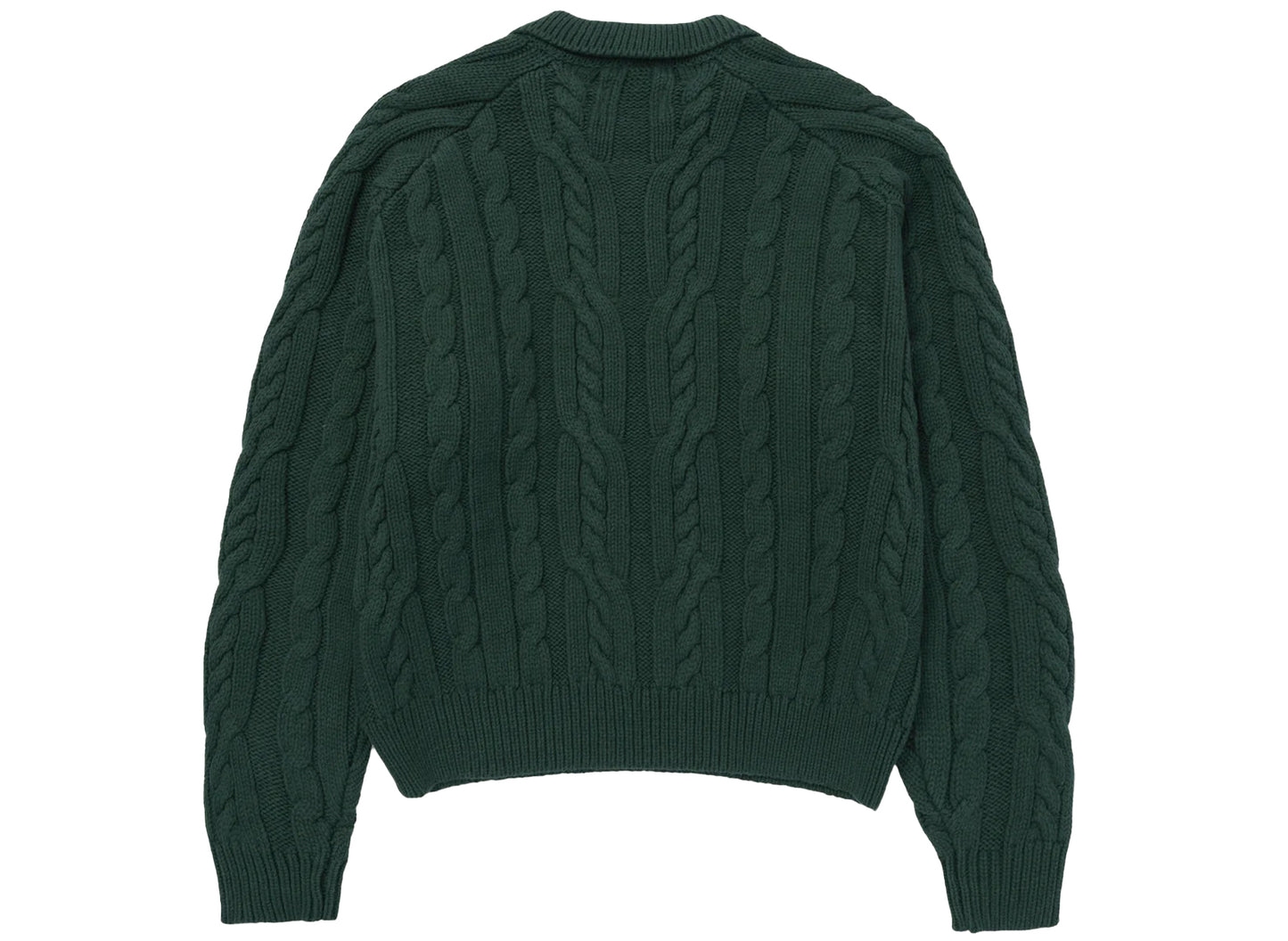 Honor the Gift Cable Zip Leisure Henley in Green