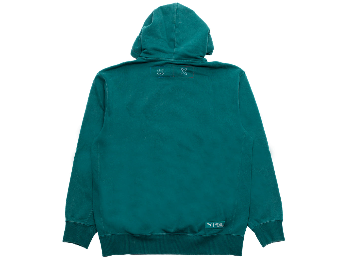 Puma x Squid Game Graphic Hoodie in Mint xld