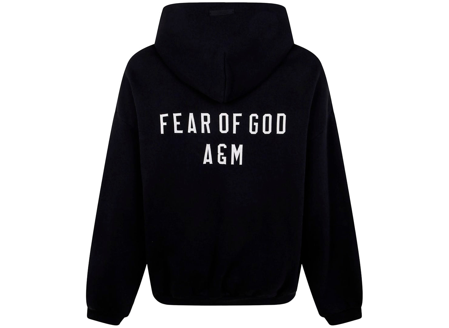 Fear of God Essentials Heavy Fleece Full Zip Hoodie in Black xld