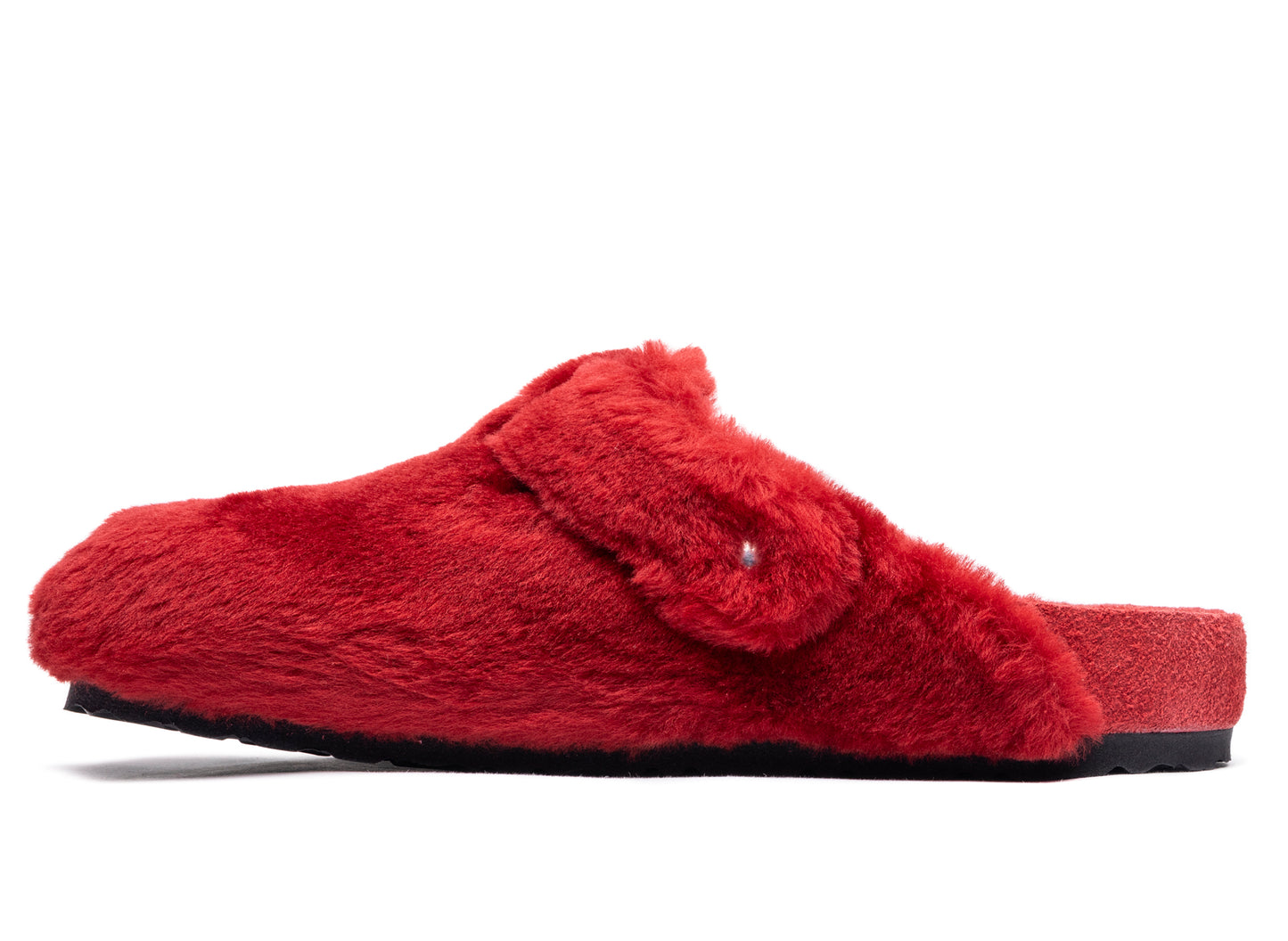 Birkenstock Boston 1774 in Shearling Red