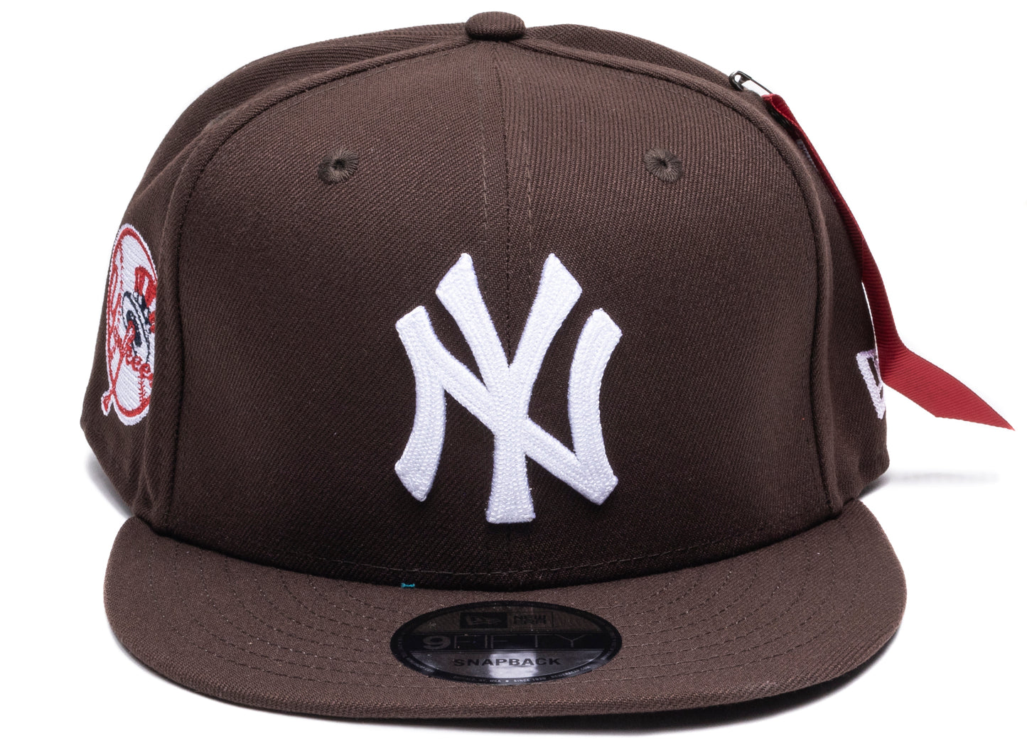 New Era Alpha Industries New York Yankees Snapback Hat in Brown