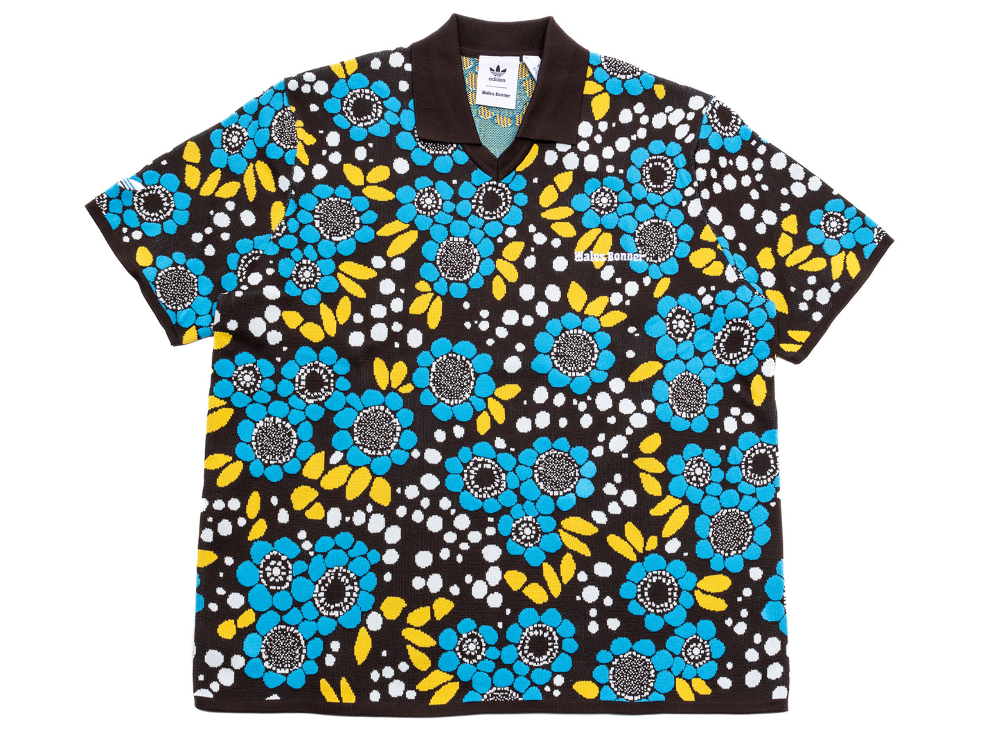 Adidas Wales Bonner Knit Floral Polo