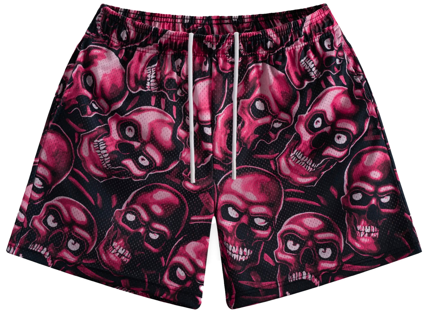 Bravest Studios Red Skully Shorts