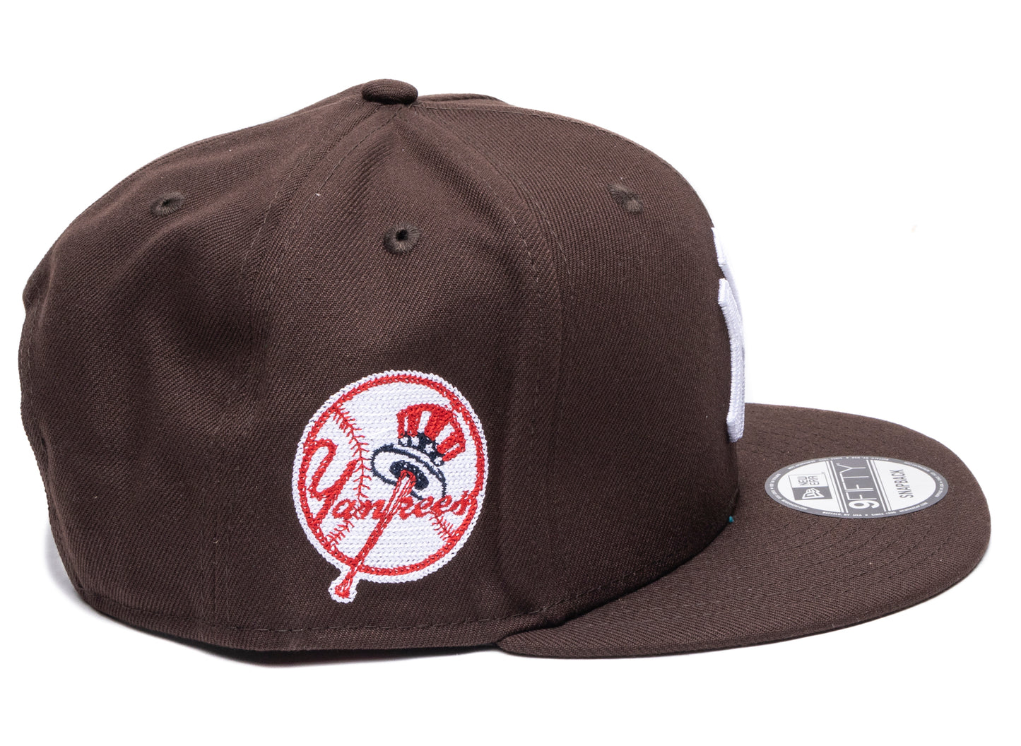 New Era Alpha Industries New York Yankees Snapback Hat in Brown