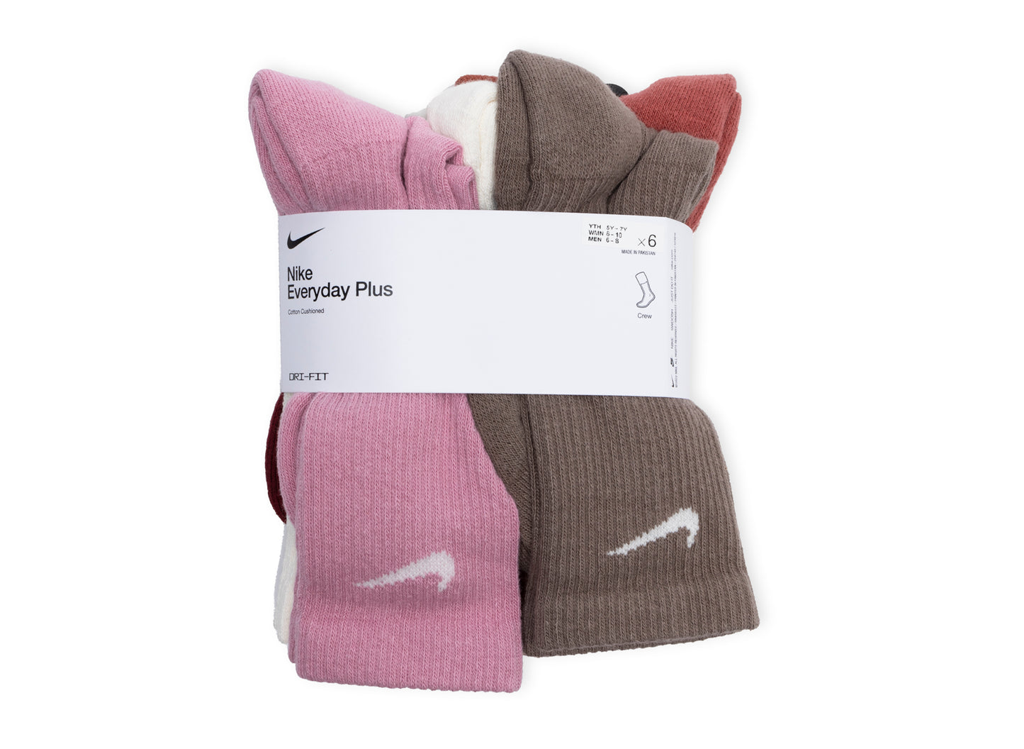 Nike Everyday Plus Cushioned Crew Socks 6 Pack xld