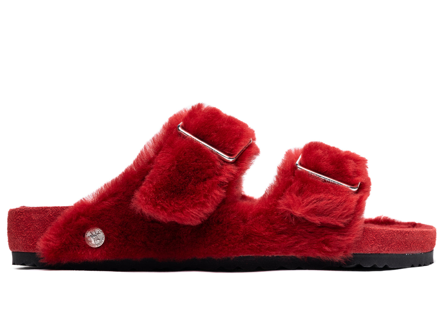 Birkenstock Arizona 1774 in Shearling Red