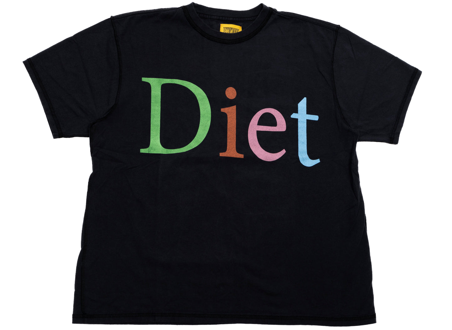 Diet Starts Monday Apple Tee in Vintage Black