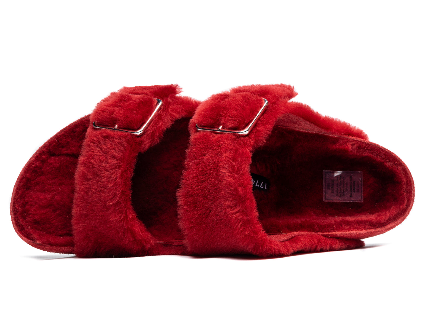 Birkenstock Arizona 1774 in Shearling Red