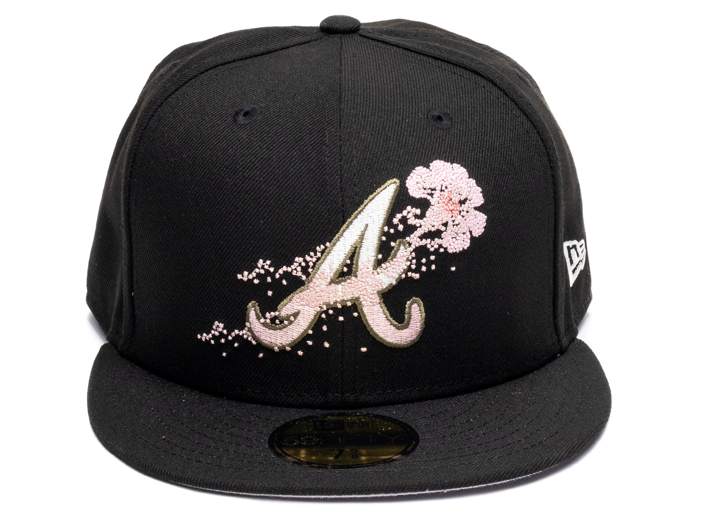 New Era Dotted Floral Atlanta Braves Fitted Hat