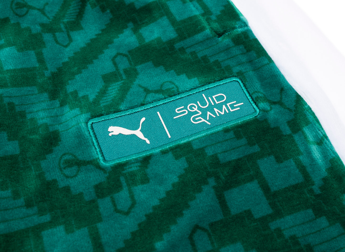 Puma x Squid Game T7 Iconic Straight Track Pants in Mint xld