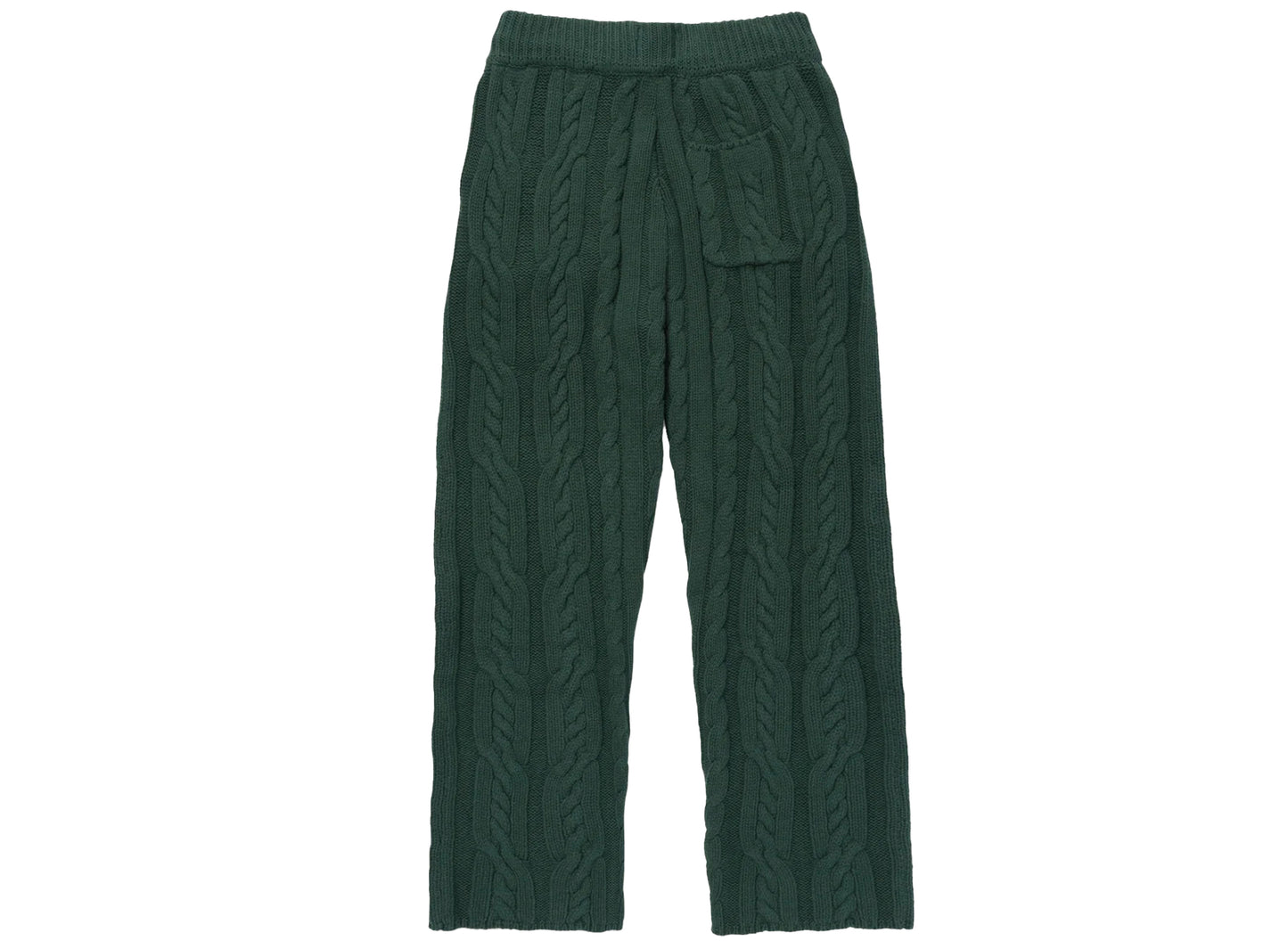 Honor the Gift Cable Knit Leisure Pants in Green