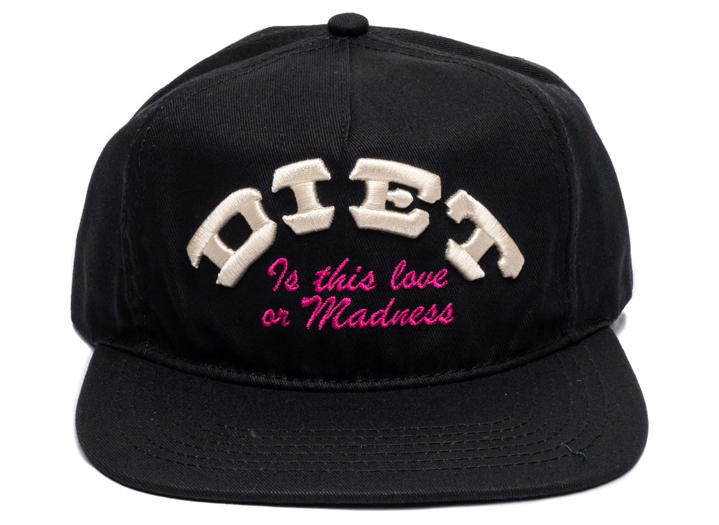 Diet Starts Monday Madness Hat in Black