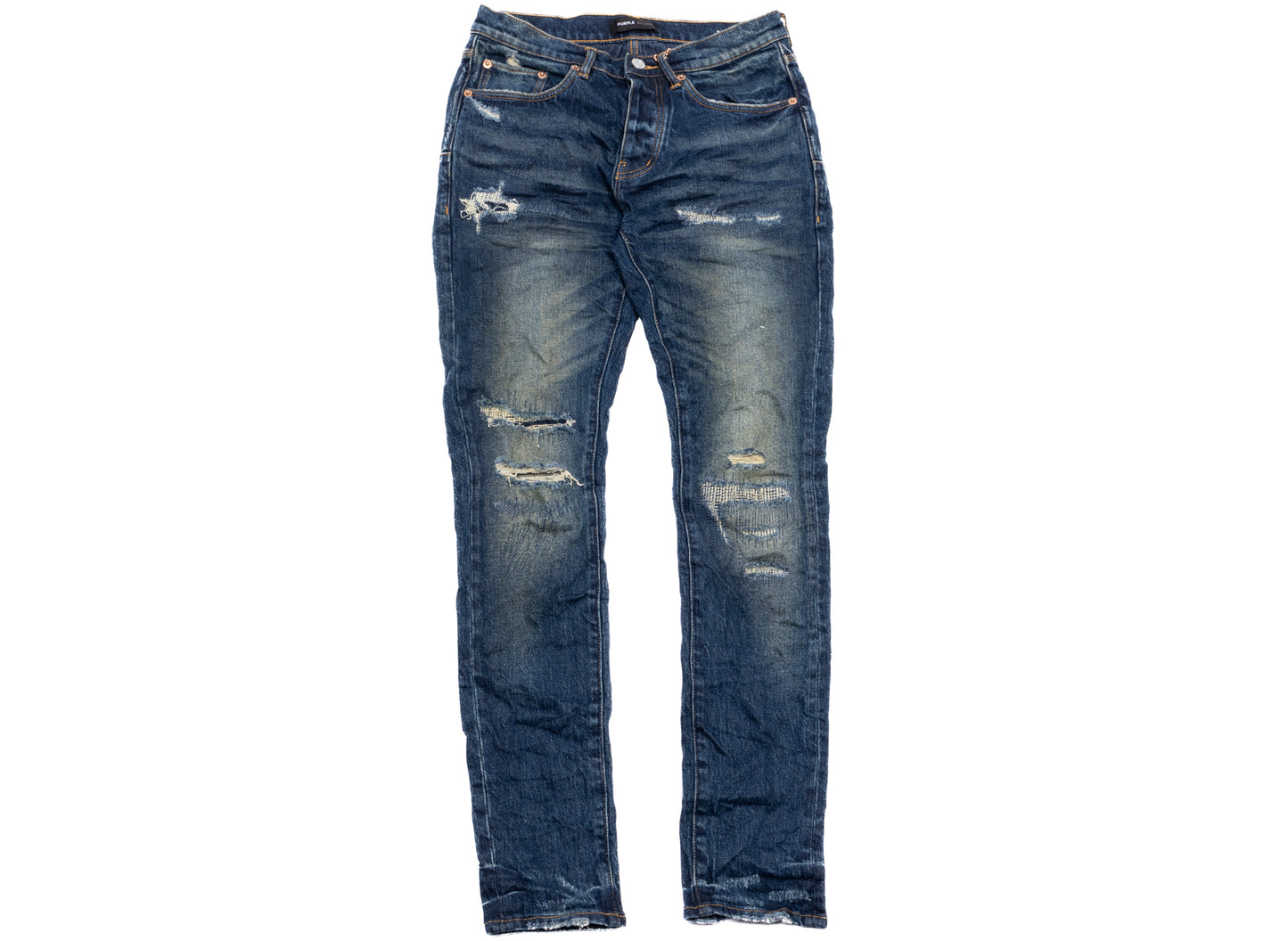 Purple Brand Light Destroy Jeans