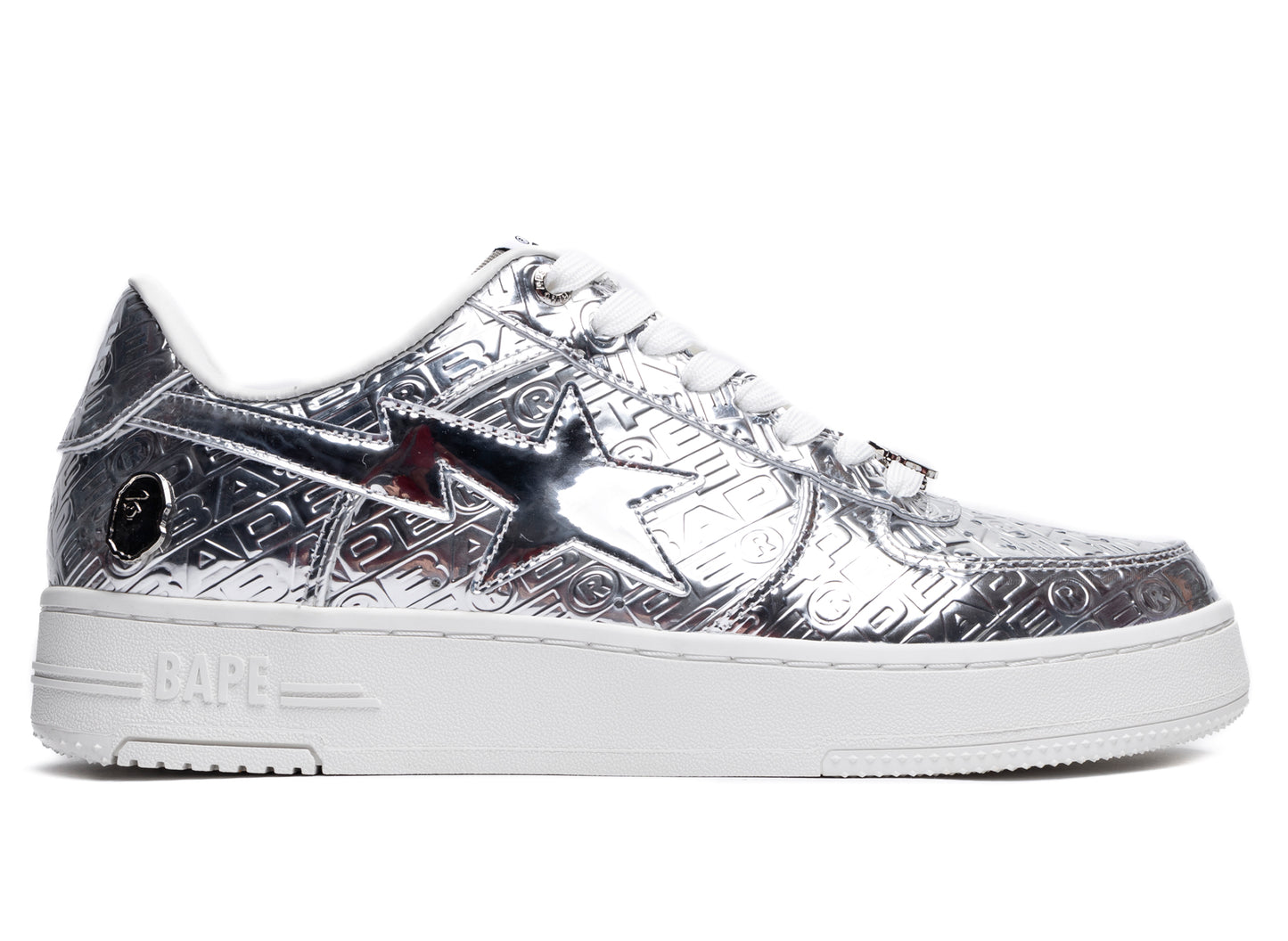 A Bathing Ape Bape Sta #5 M2 in Silver xld