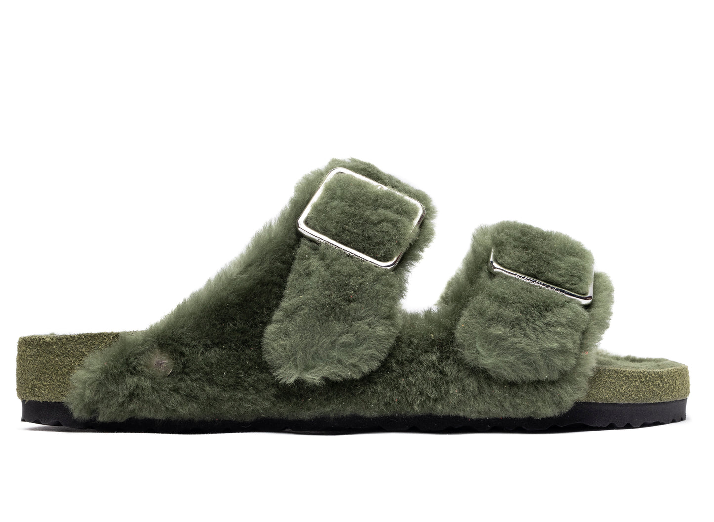 Birkenstock Arizona 1774 in Shearling Green