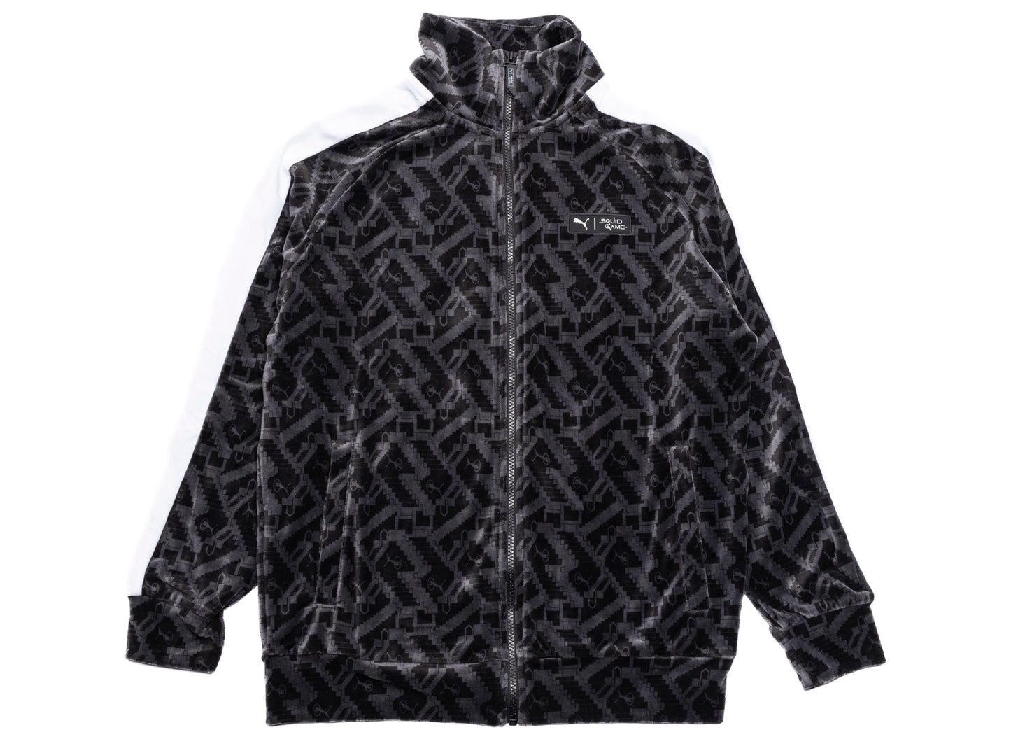 Puma x Squid Game T7 Iconic Track Jacket in Black xld