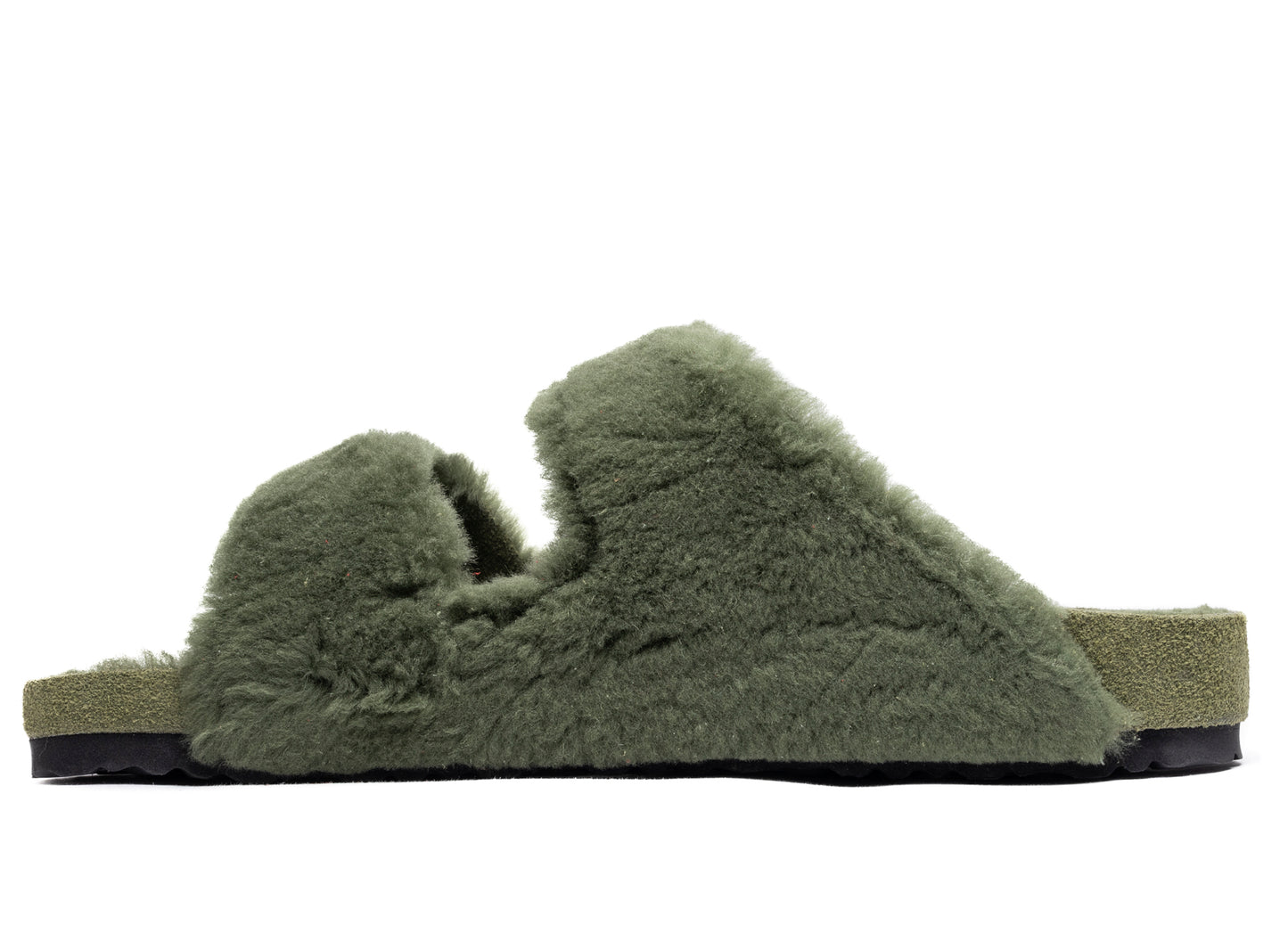 Birkenstock Arizona 1774 in Shearling Green